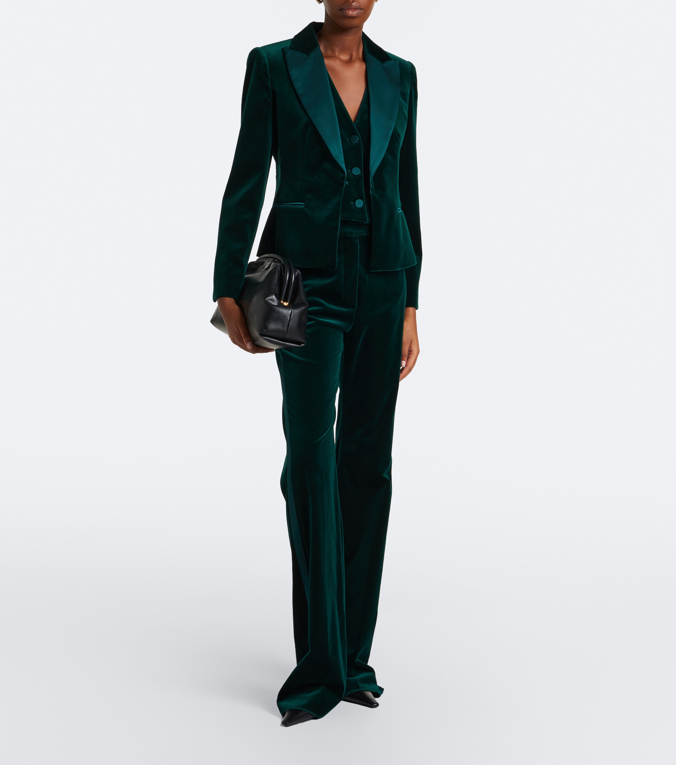 Max Mara Max Mara Elegante cotton velvet blazer