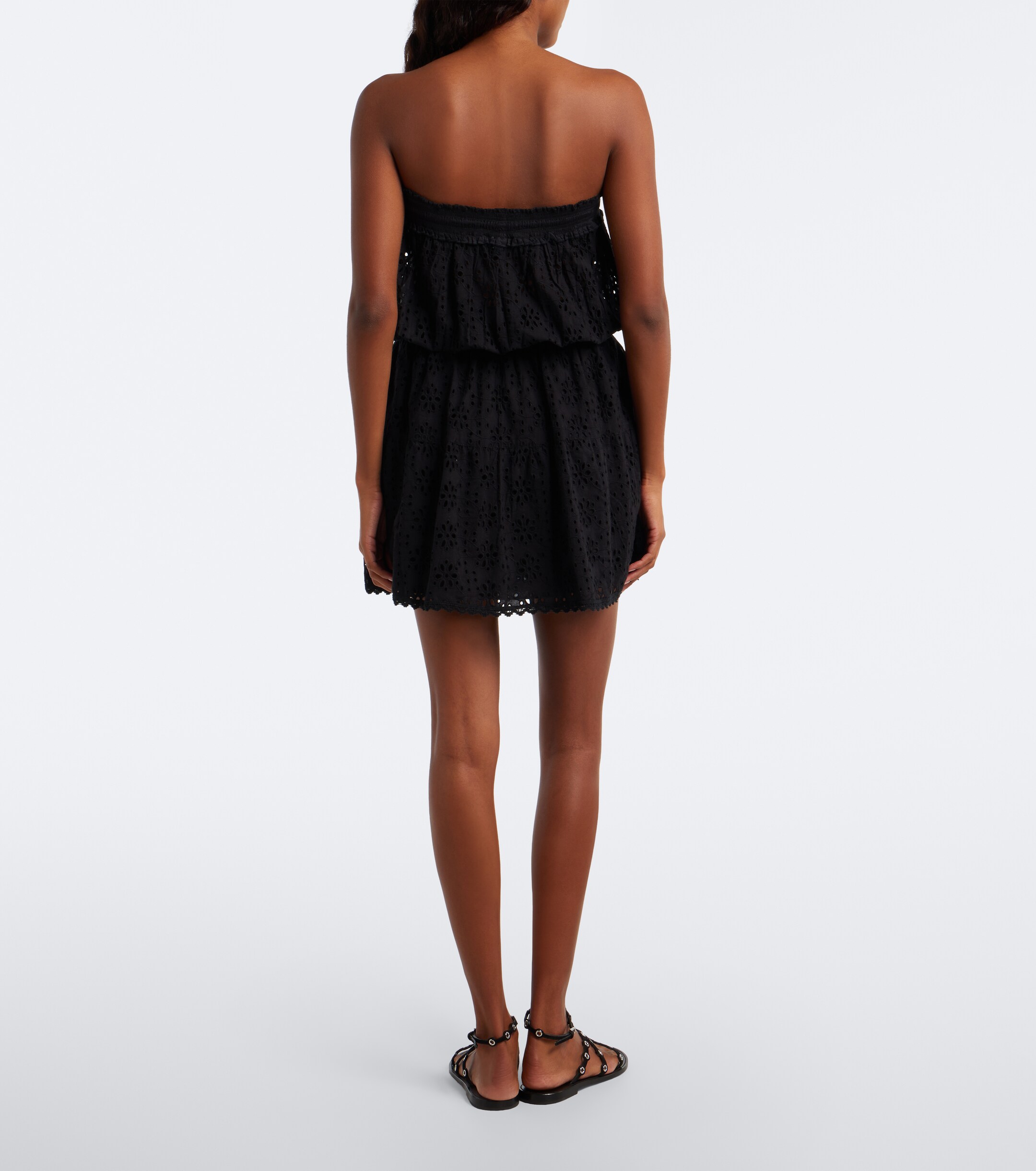 Melissa Odabash Melissa Odabash Colette broderie anglaise cotton minidress