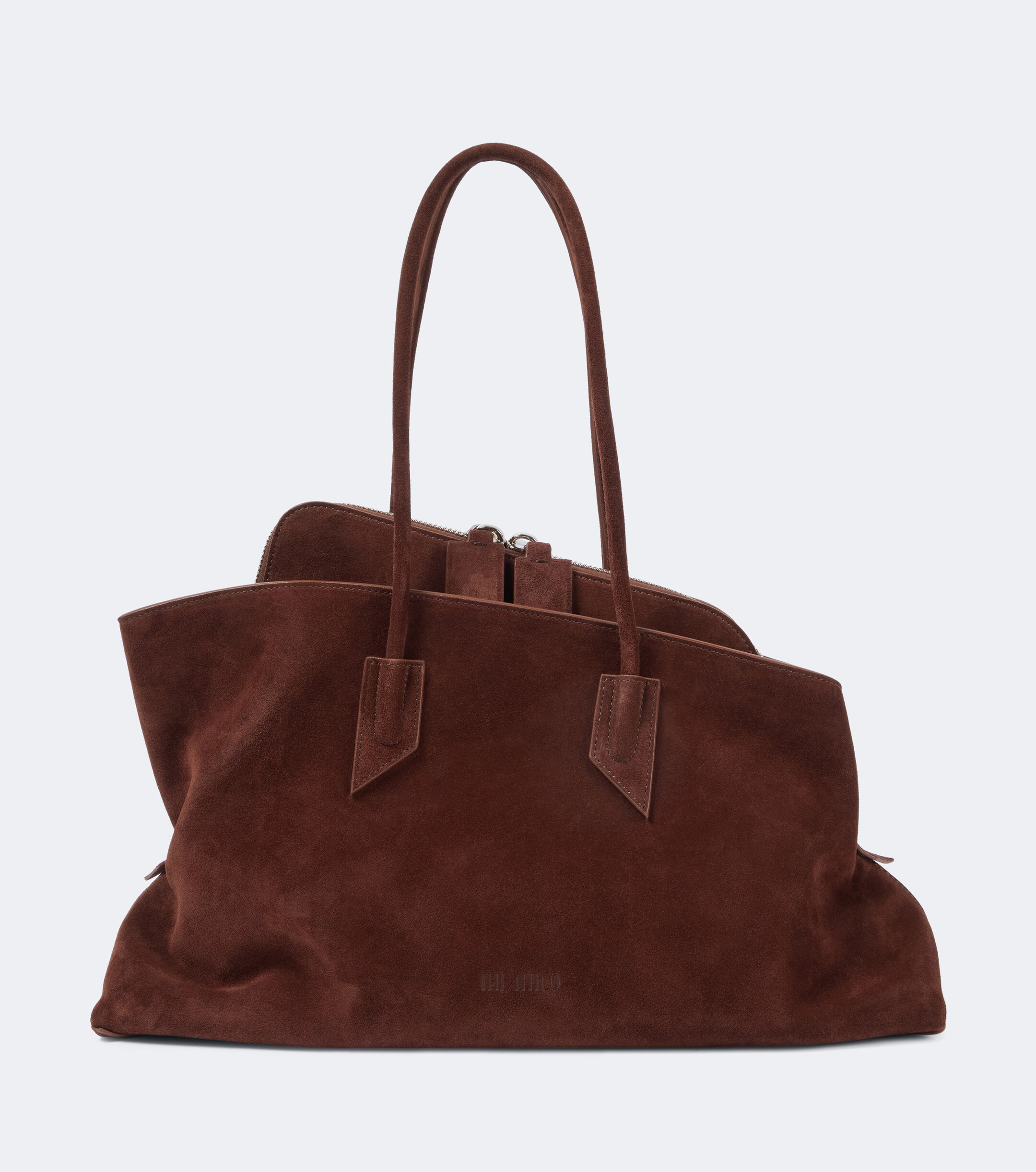 THE ATTICO La Passeggiata Medium suede tote bag