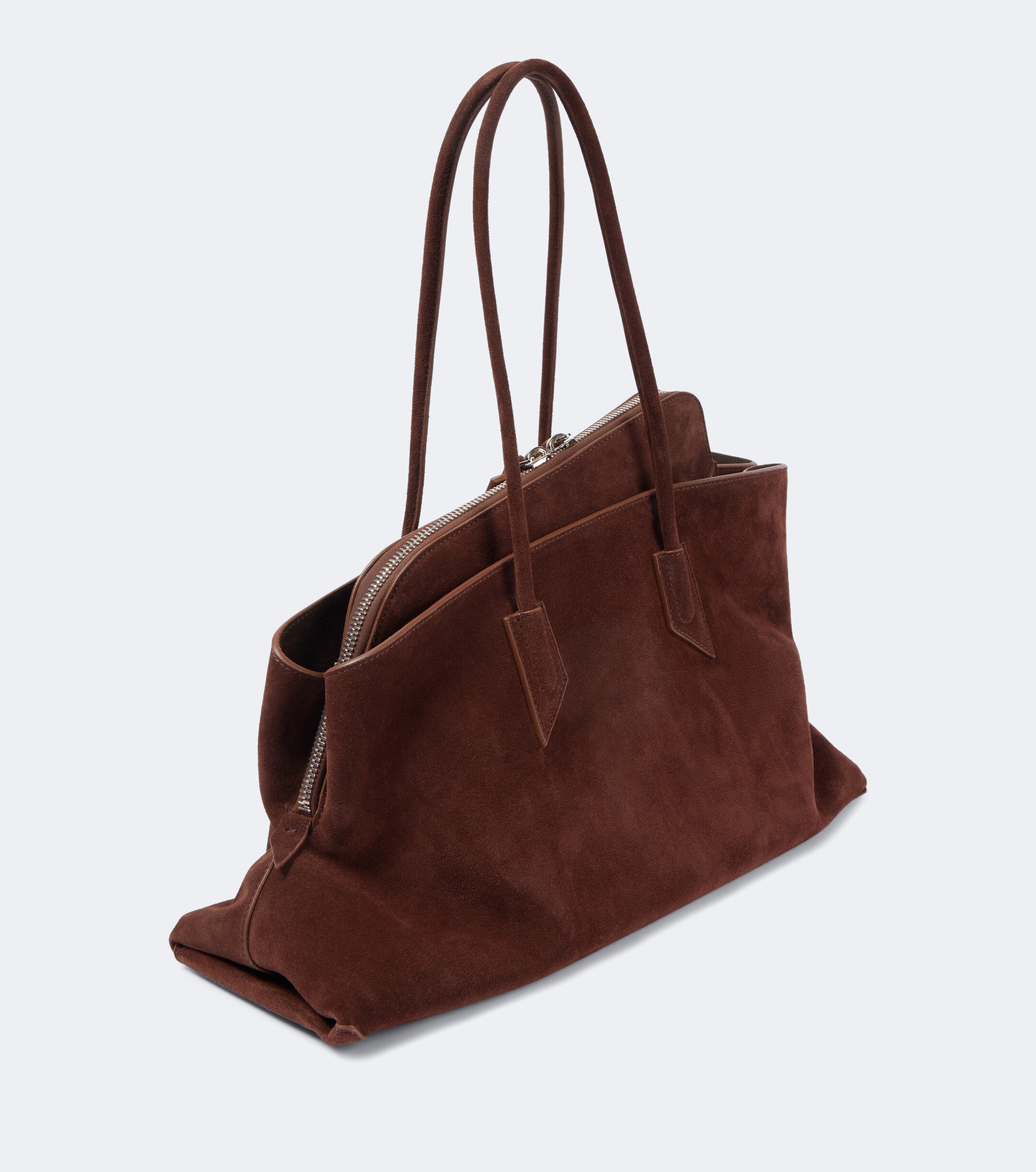THE ATTICO La Passeggiata Medium suede tote bag