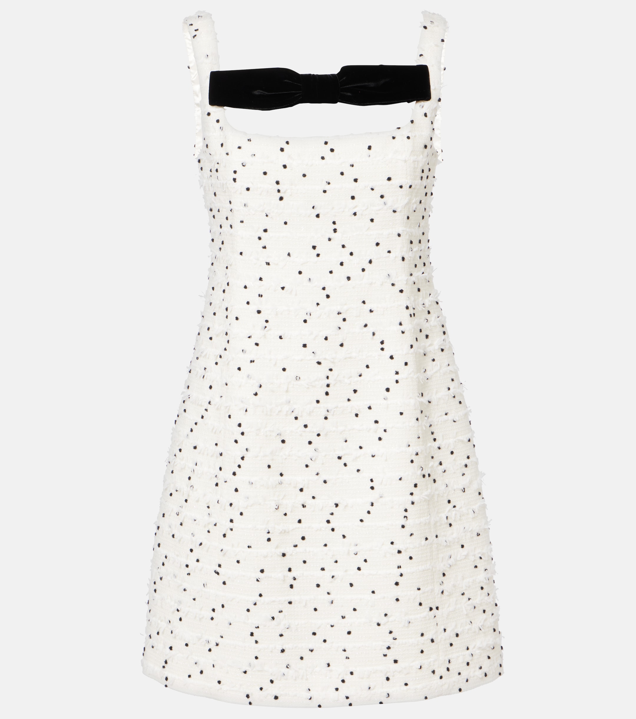 chinese dress ladies Nina Ricci Polka Dot Jersey Dress