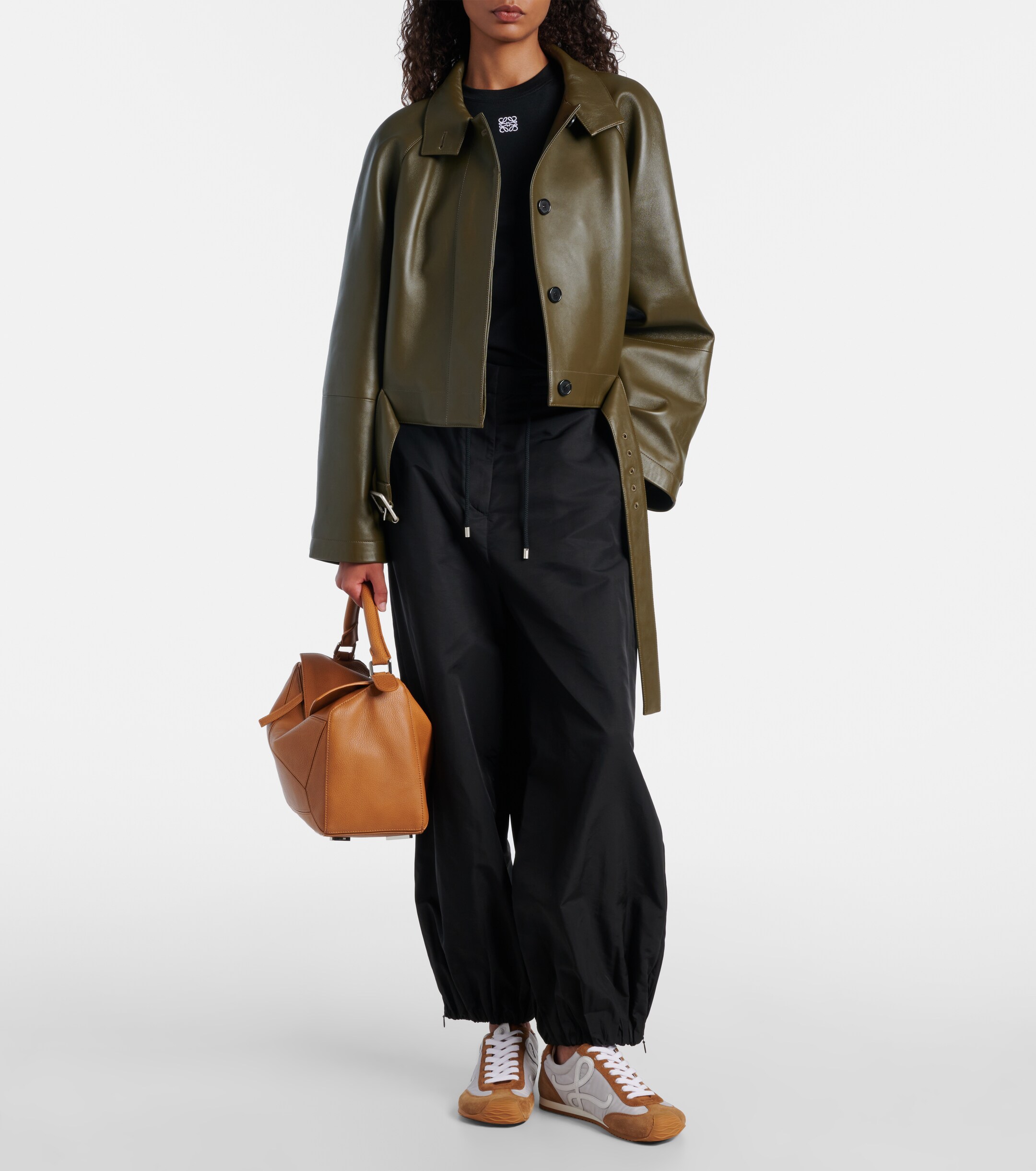 Loewe Puzzle Large leather top-handle bag