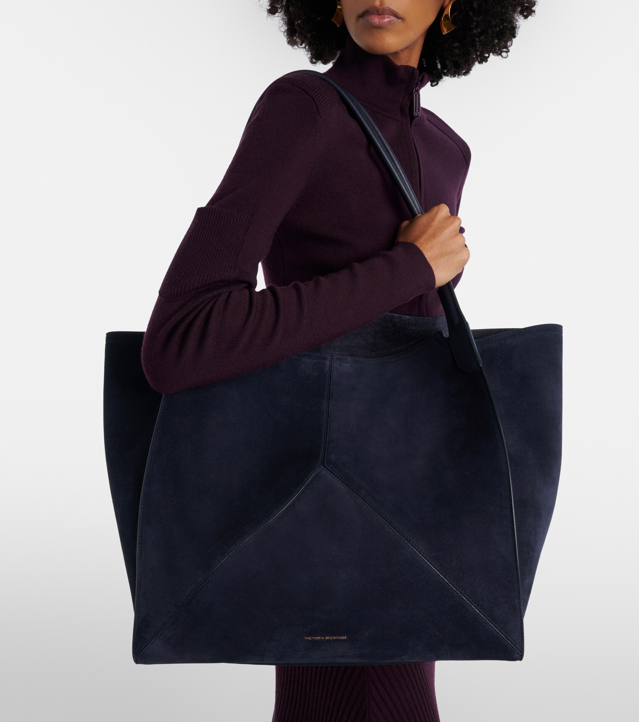 Victoria Beckham Victoria suede tote bag