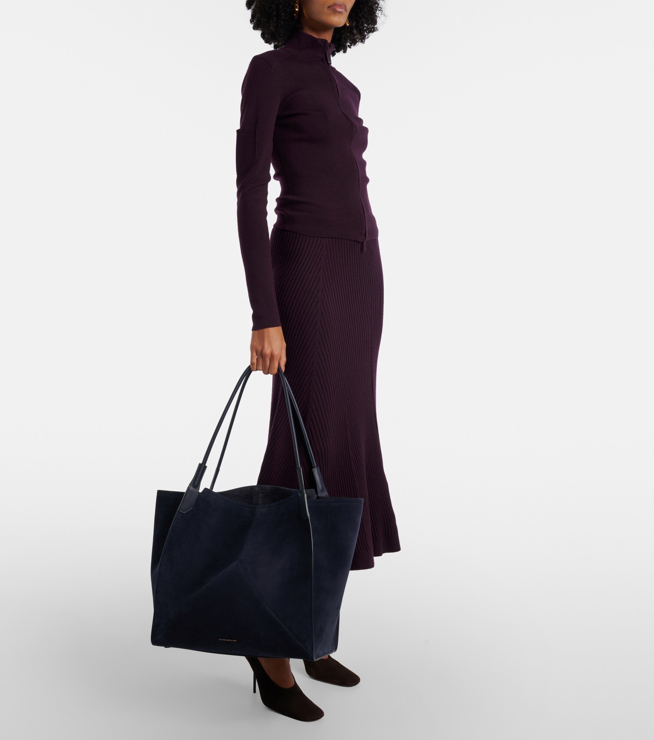 Victoria Beckham Victoria suede tote bag