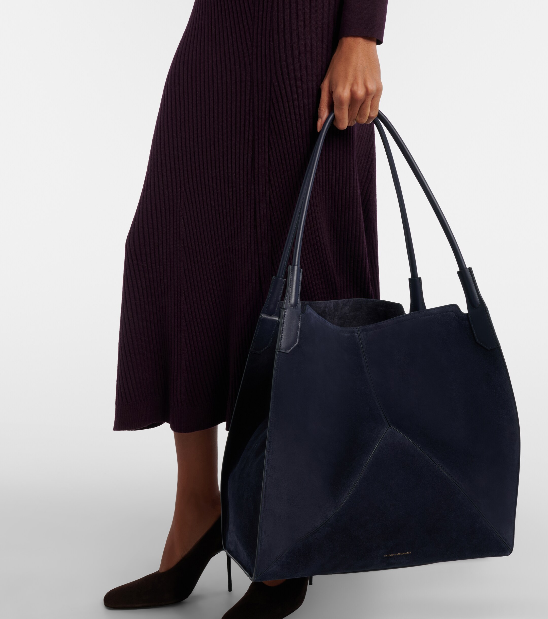 Victoria Beckham Victoria suede tote bag
