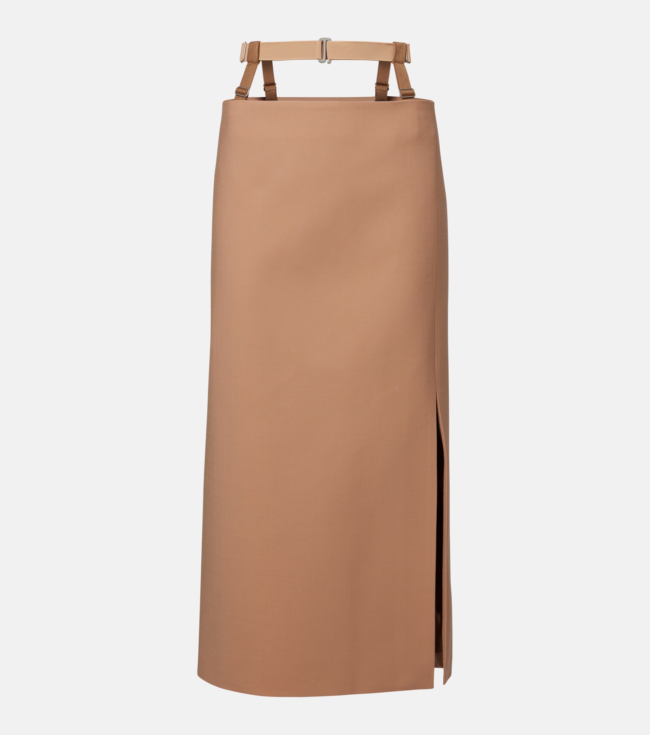 Mugler Mugler Cutout wool-blend pencil skirt