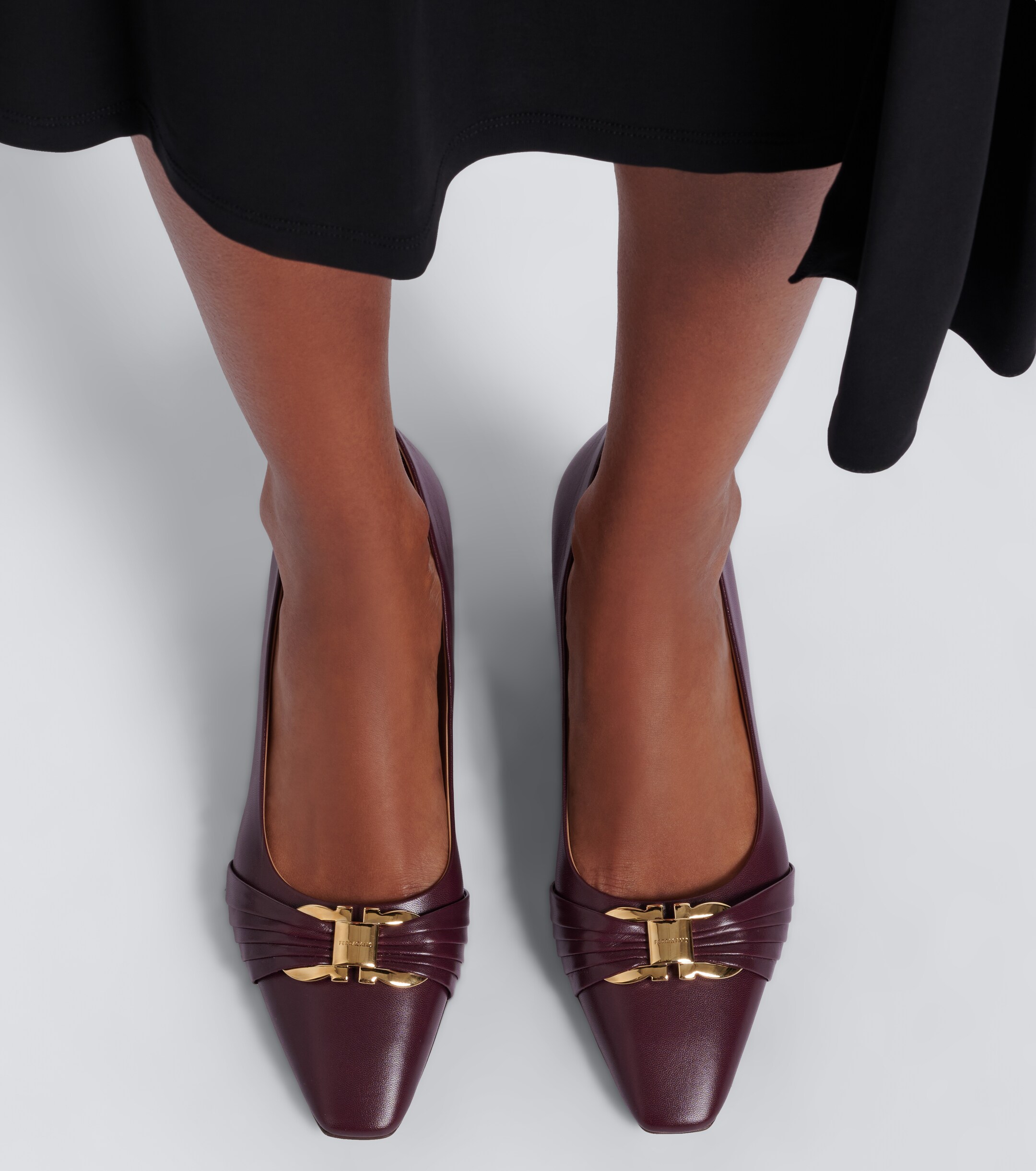 Ferragamo Ferragamo Tillya leather pumps