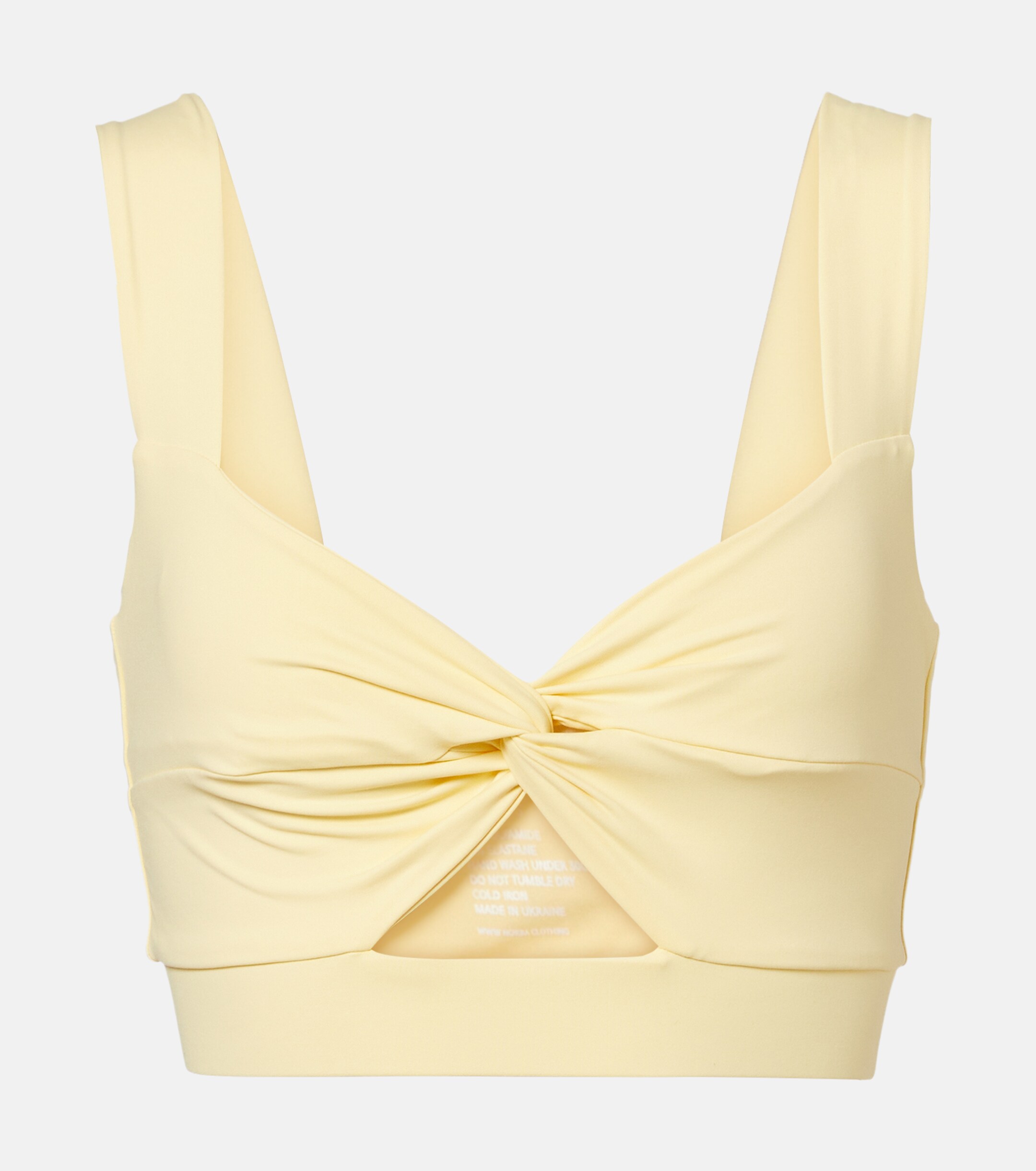 NORBA Norba Shell cutout sports bra