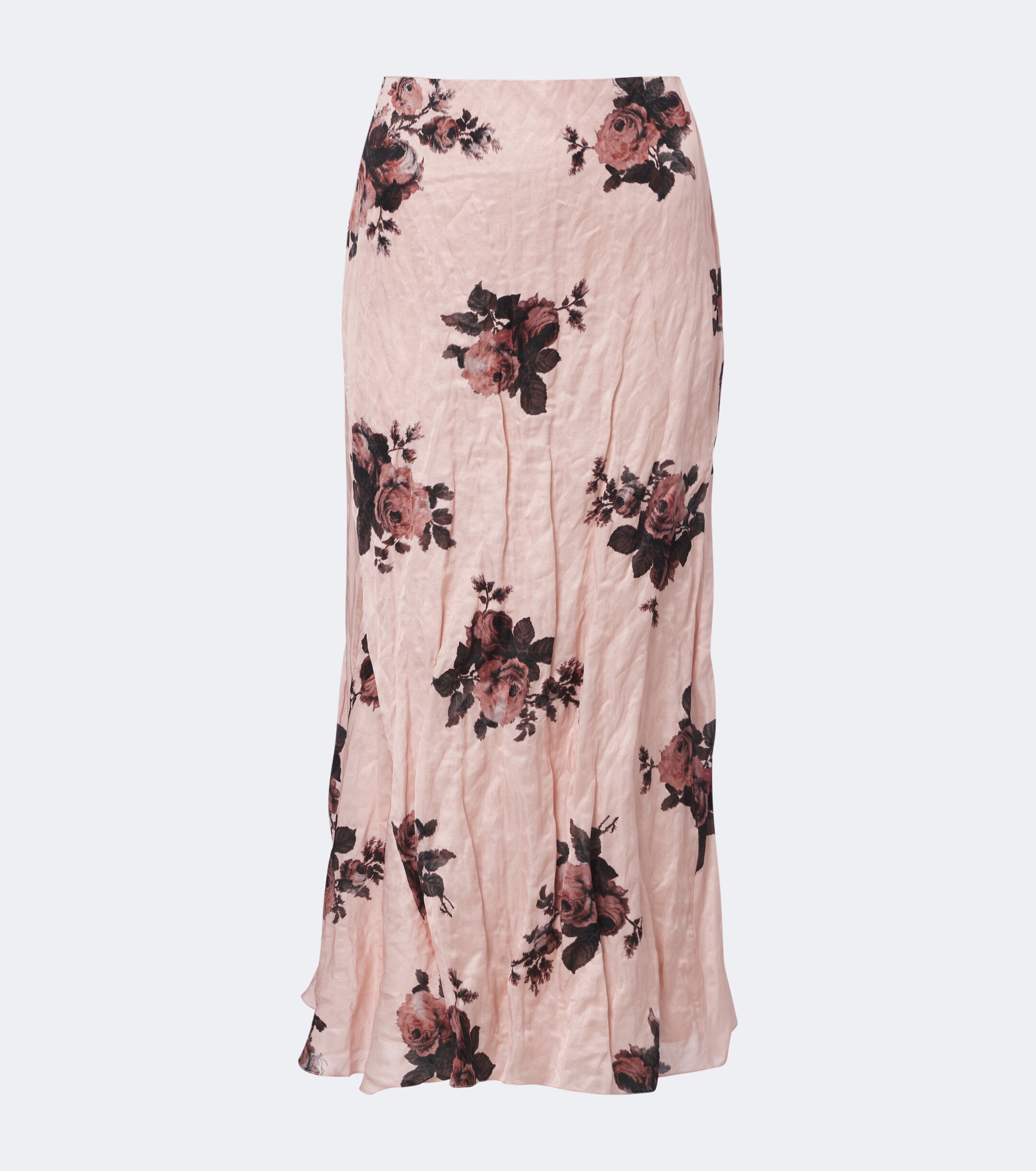 Erdem Erdem Floral satin midi skirt
