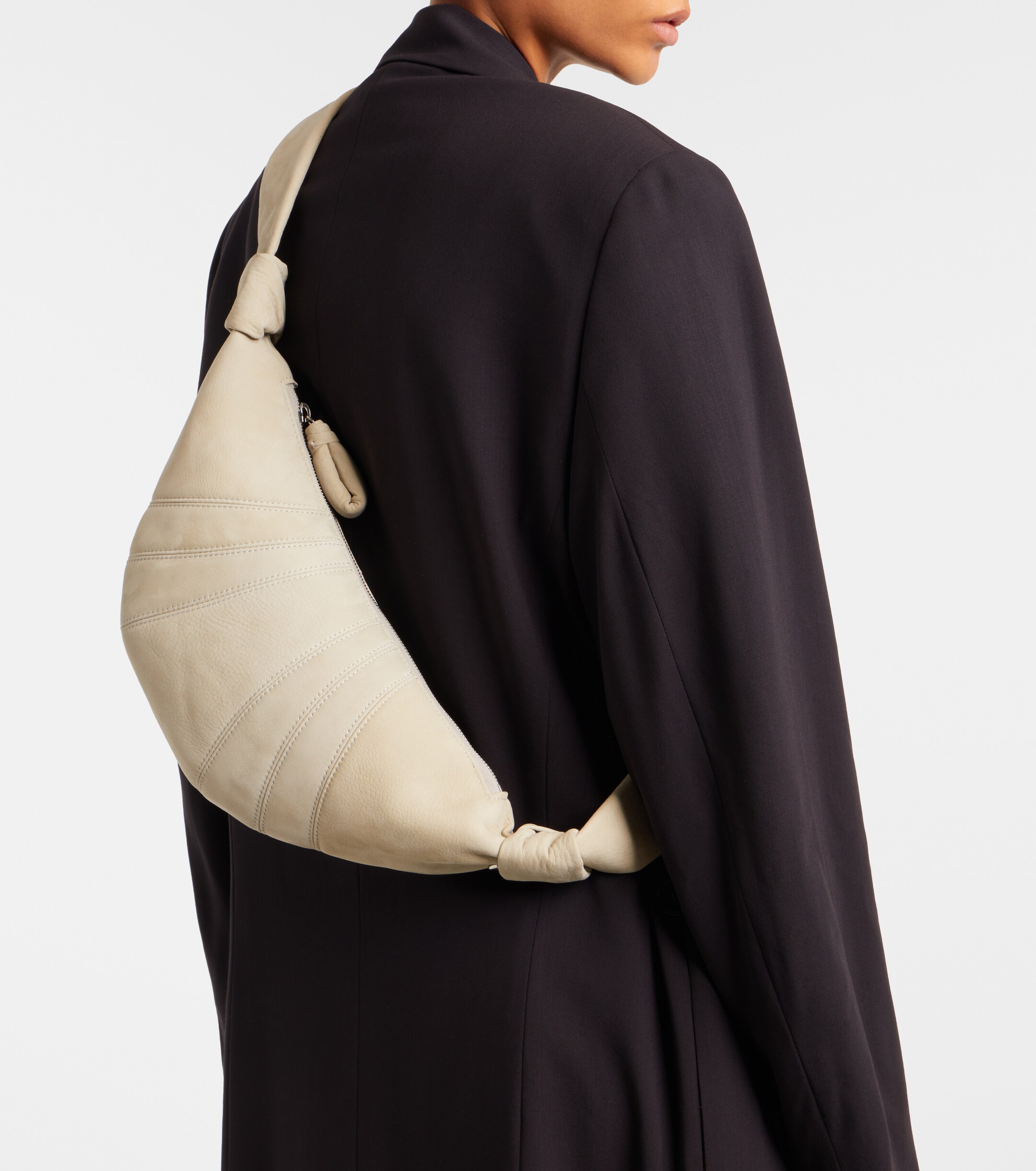Lemaire Croissant Small leather shoulder bag