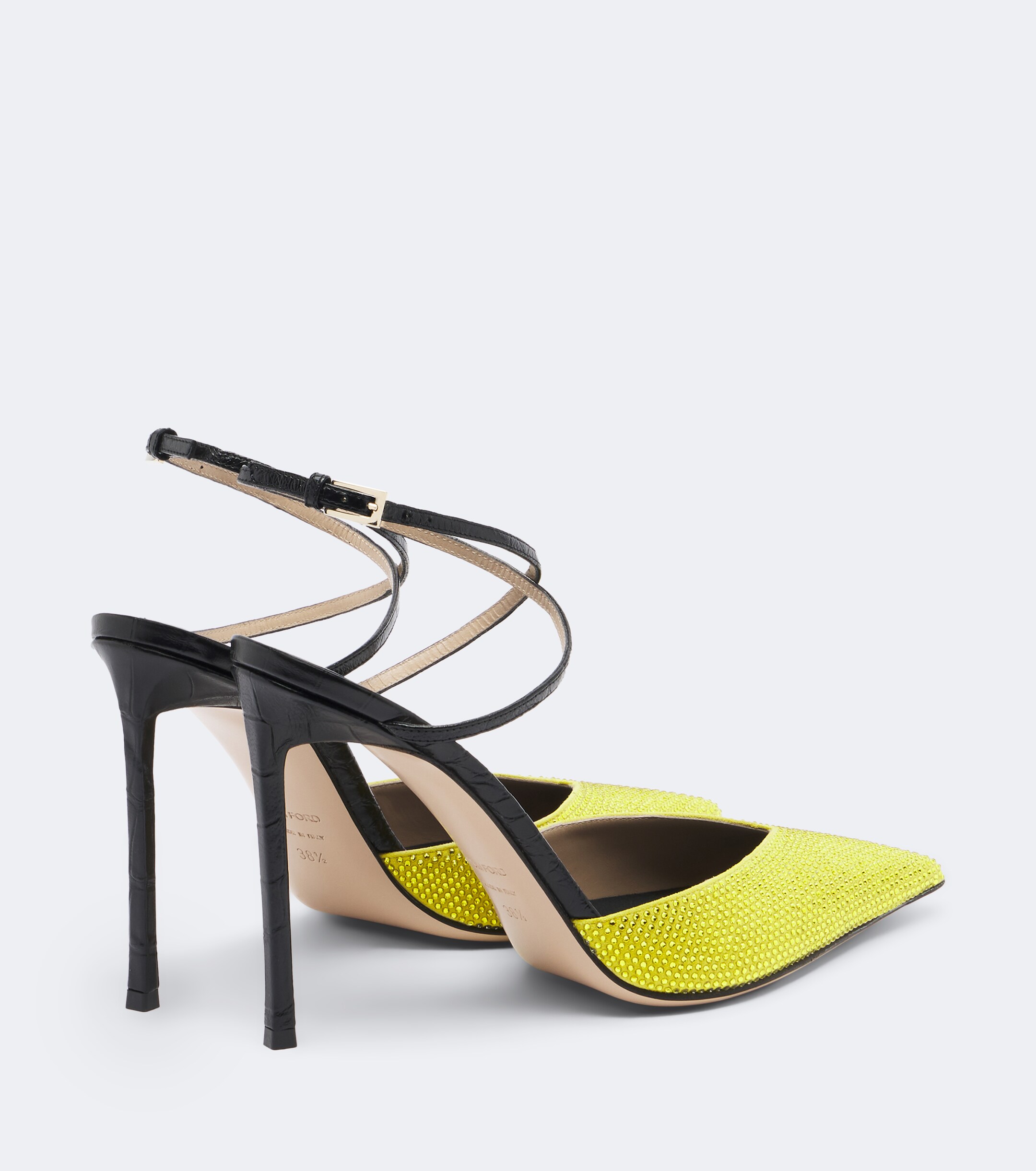 Tom Ford Tom Ford Selen embellished leather slingback pumps