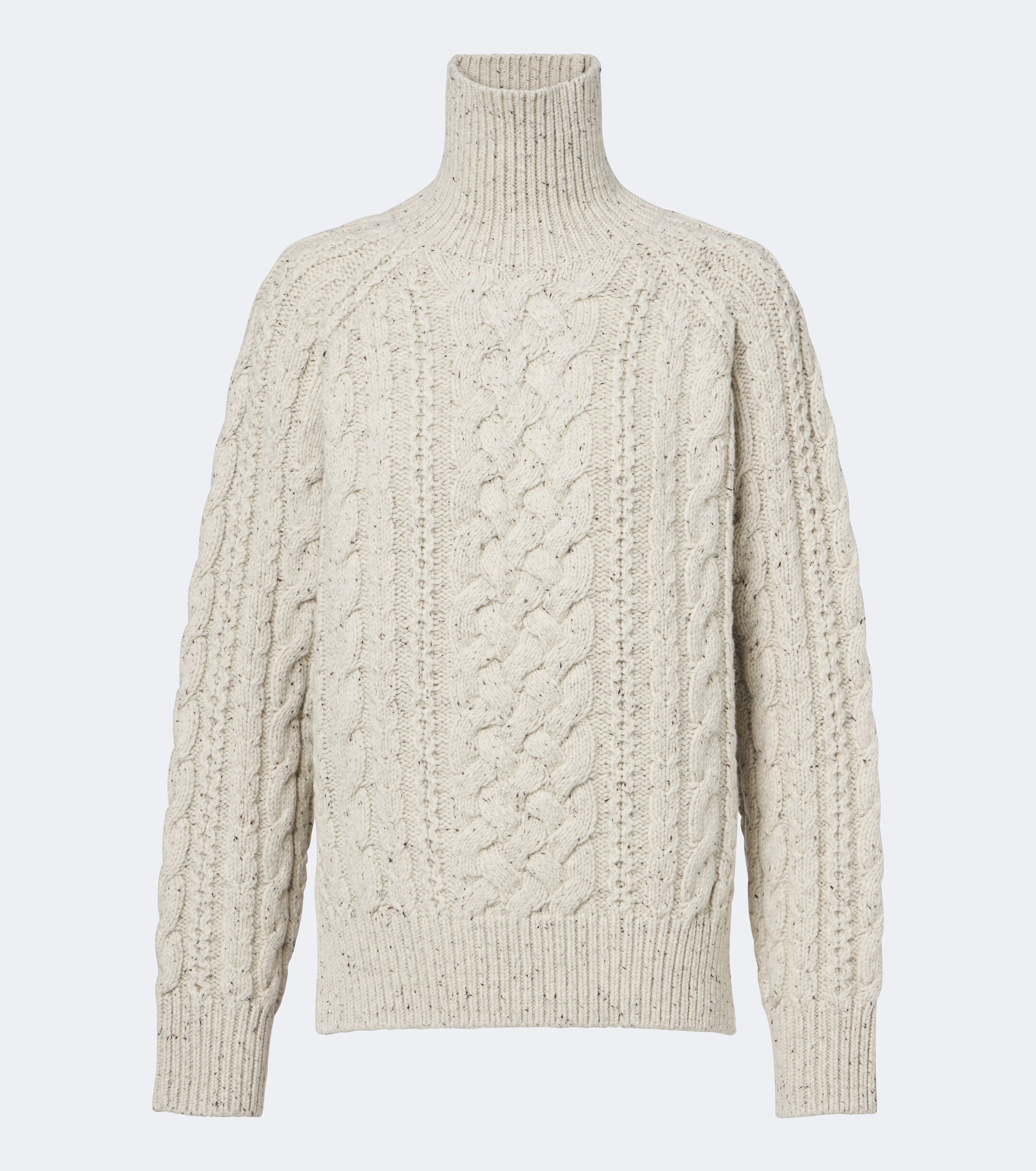 TOTEME Toteme Cable-knit wool turtleneck sweater