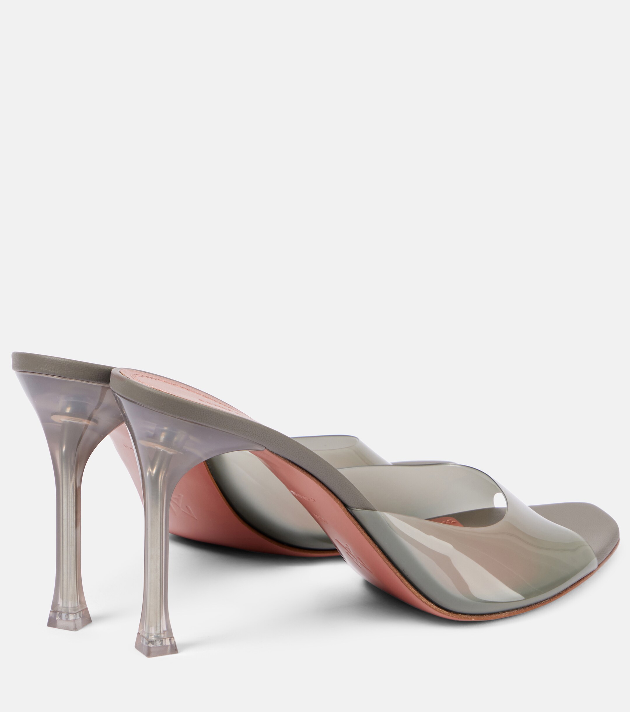 AMINA MUADDI Alexa Glass 95 PVC mules thumbnail