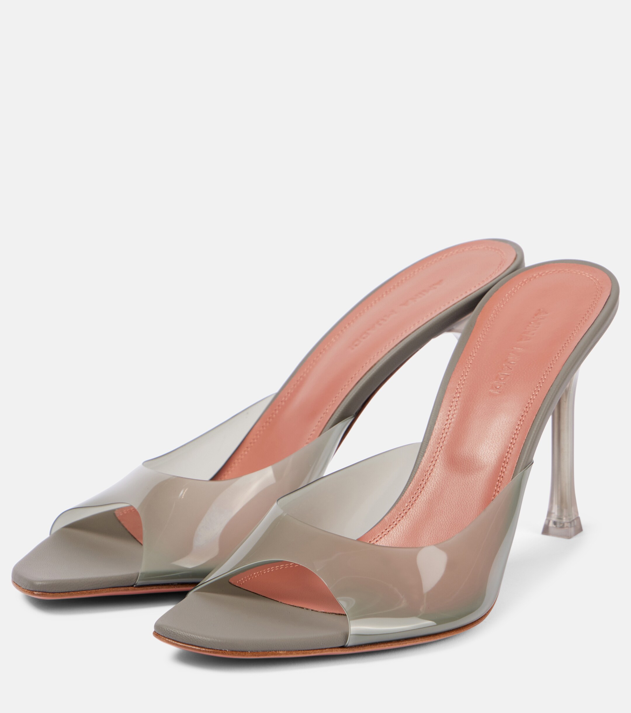AMINA MUADDI Alexa Glass 95 PVC mules thumbnail