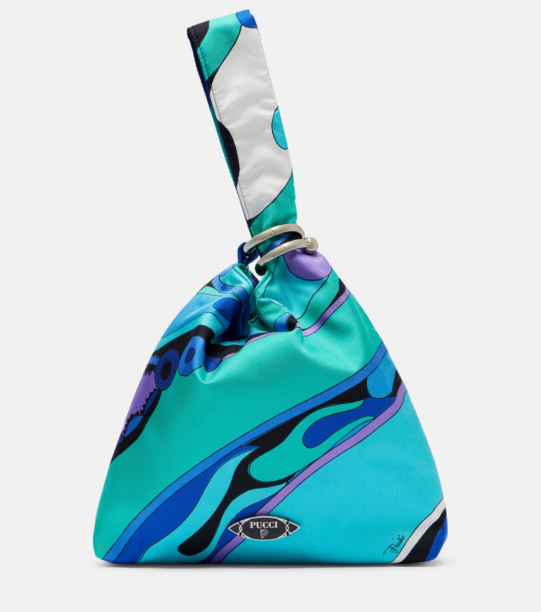 Pucci Emilio Orchidee twill top-handle bag