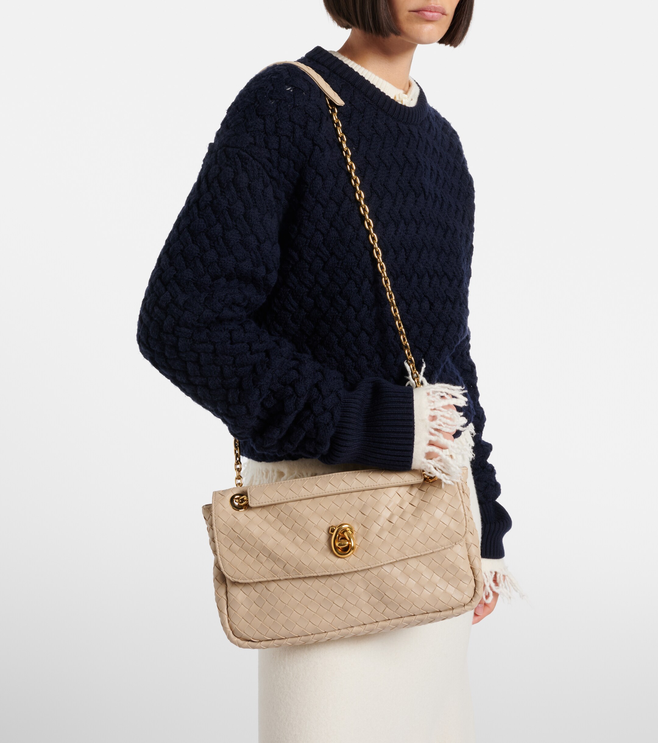 Bottega Veneta Madison Intrecciato leather shoulder bag