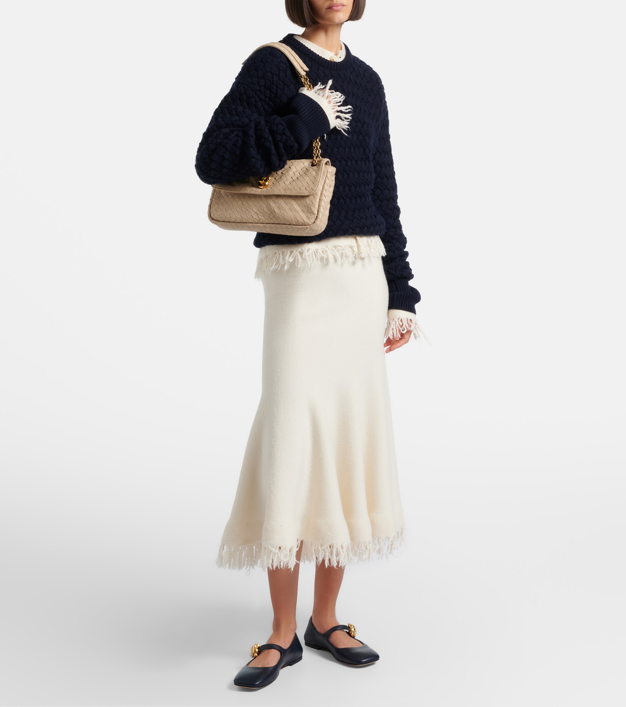 Bottega Veneta Madison Intrecciato leather shoulder bag