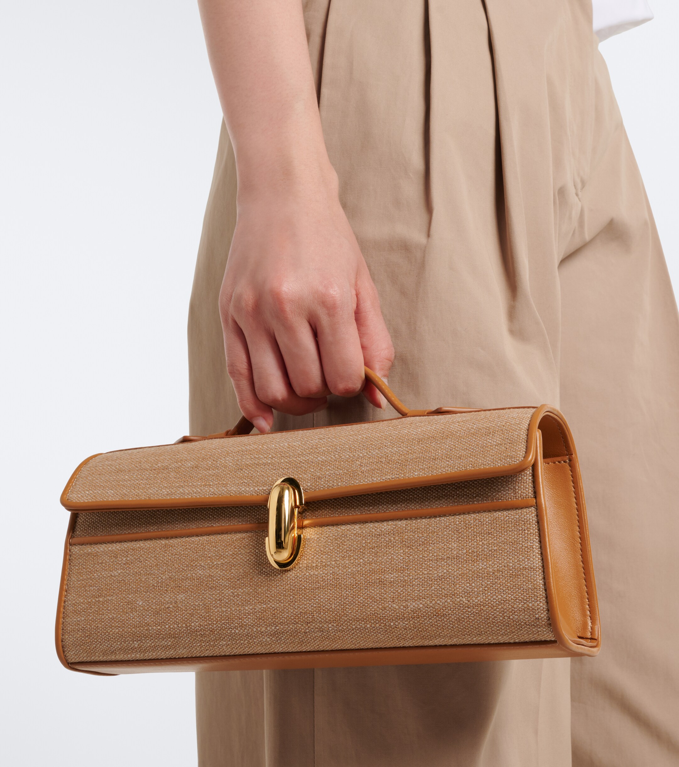 Savette Symmetry Slim Medium canvas top-handle bag thumbnail
