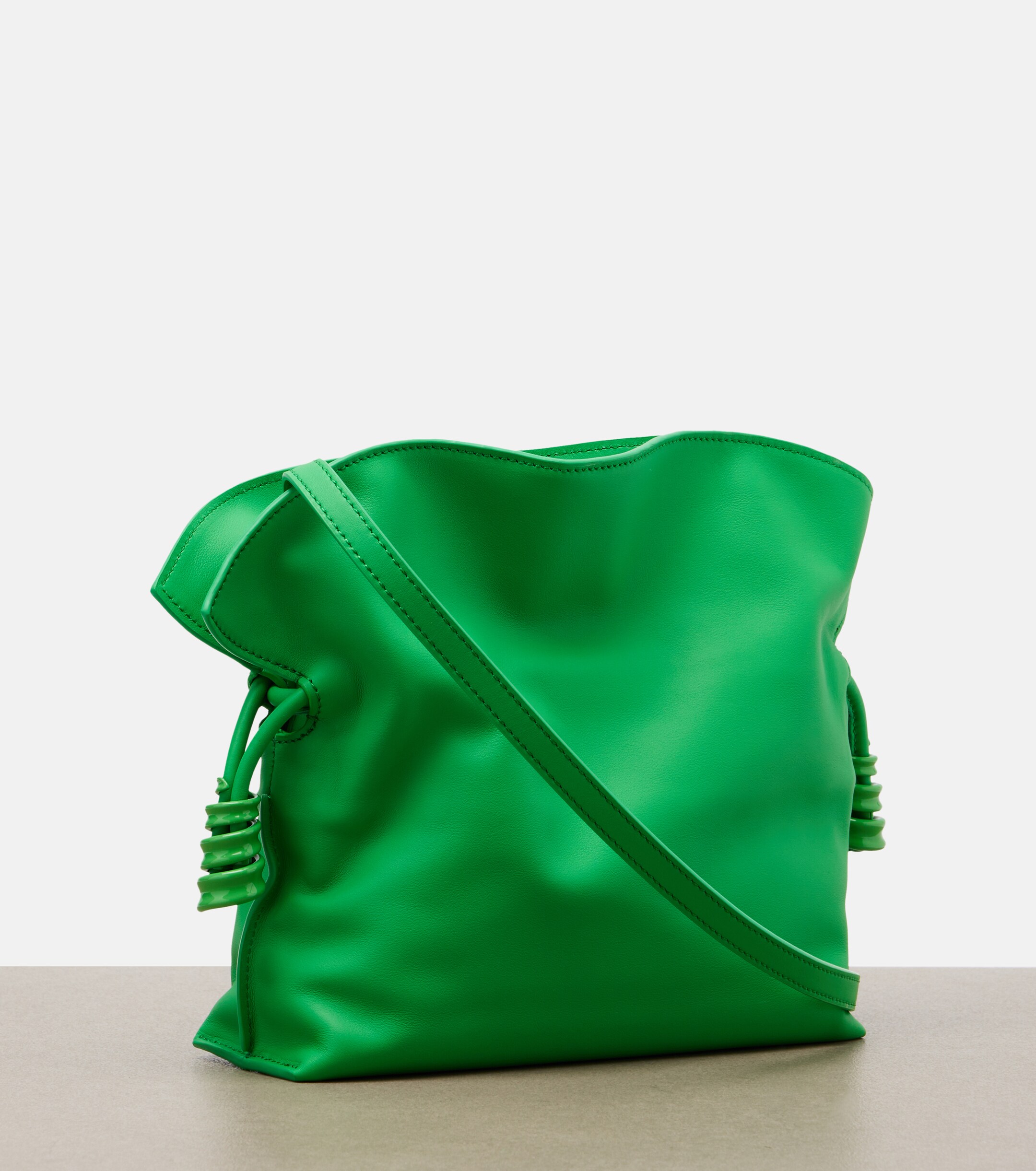 Loewe Flamenco Coil Mini leather clutch