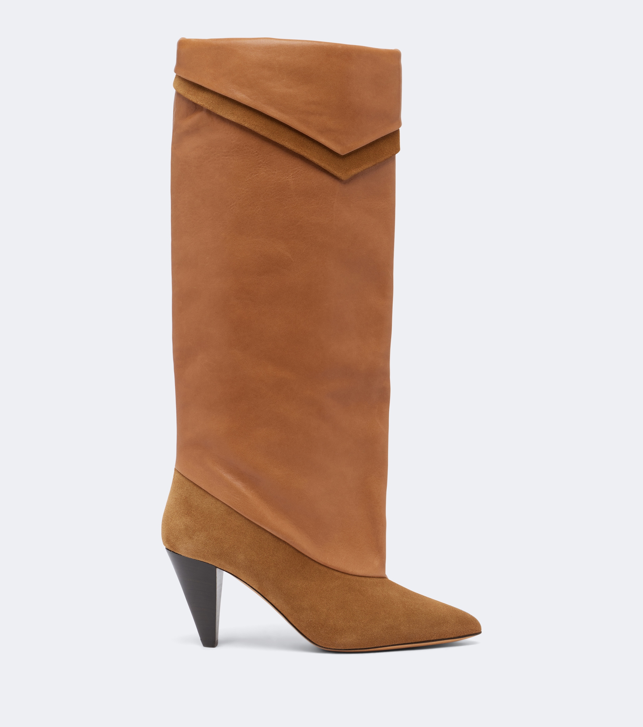Isabel Marant Isabel Marant Lezra suede and leather knee-high boots