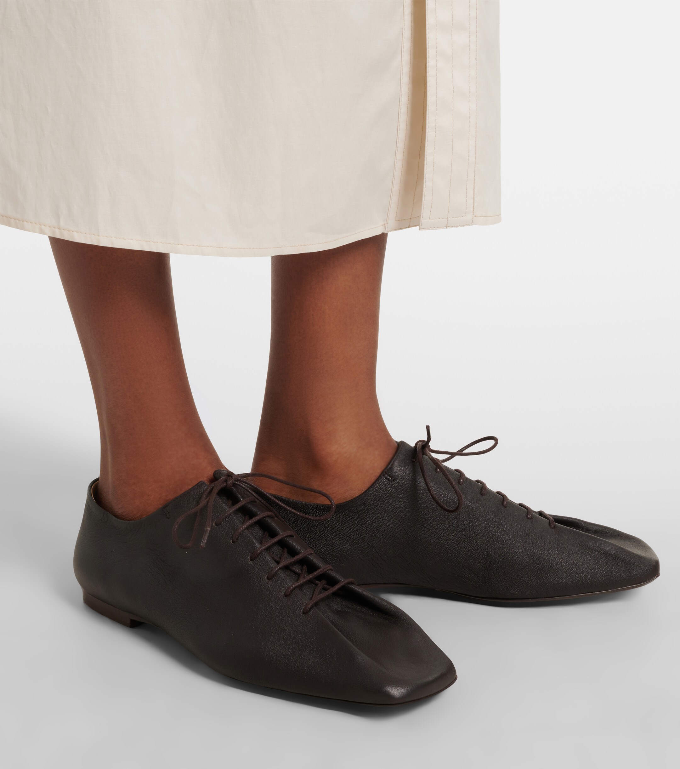 Lemaire Lemaire Souris leather Derby shoes