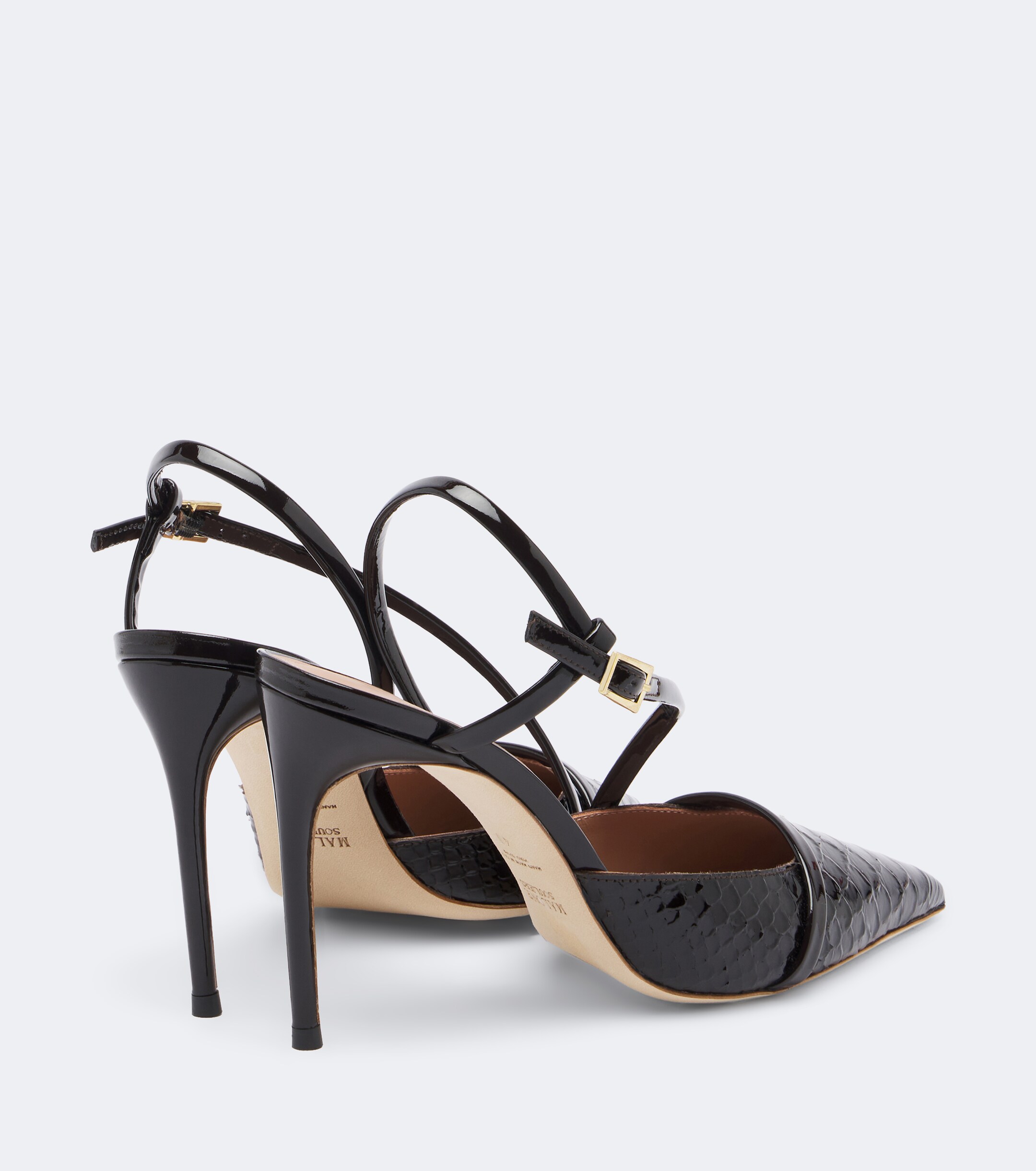 Malone Souliers Malone Souliers Valeria croc-effect leather slingback pumps