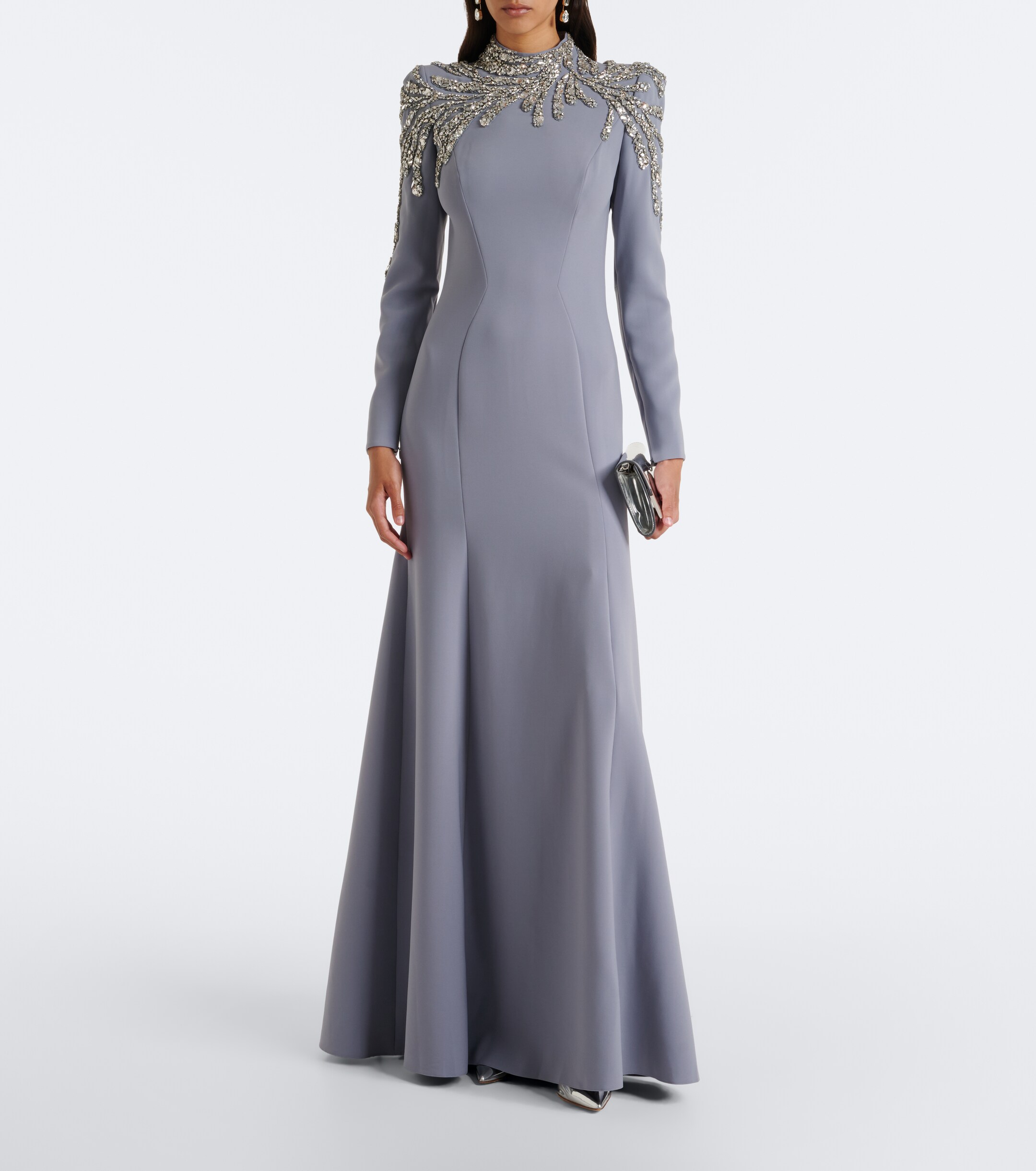 Jenny Packham Jenny Packham Viper crystal-embellished gown
