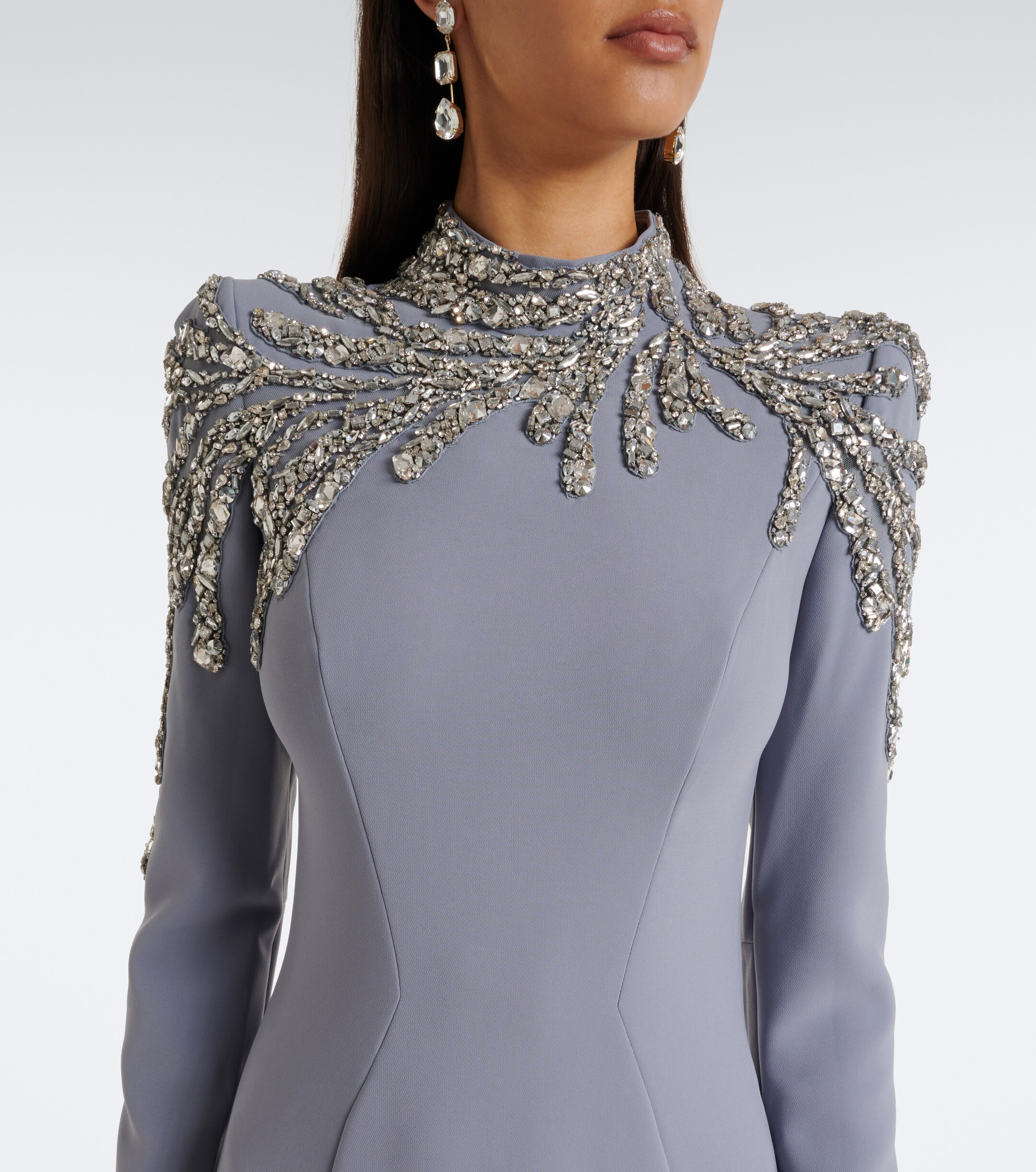 Jenny Packham Jenny Packham Viper crystal-embellished gown
