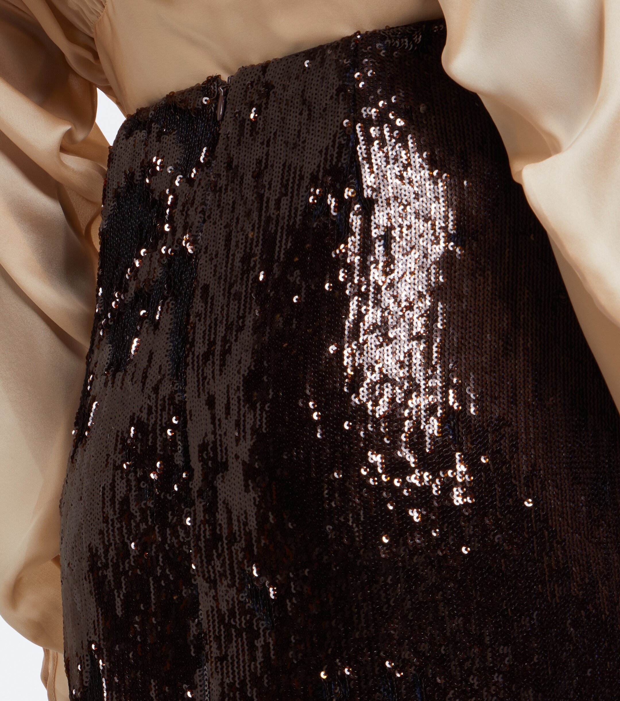 Balmain Balmain Sequined maxi skirt