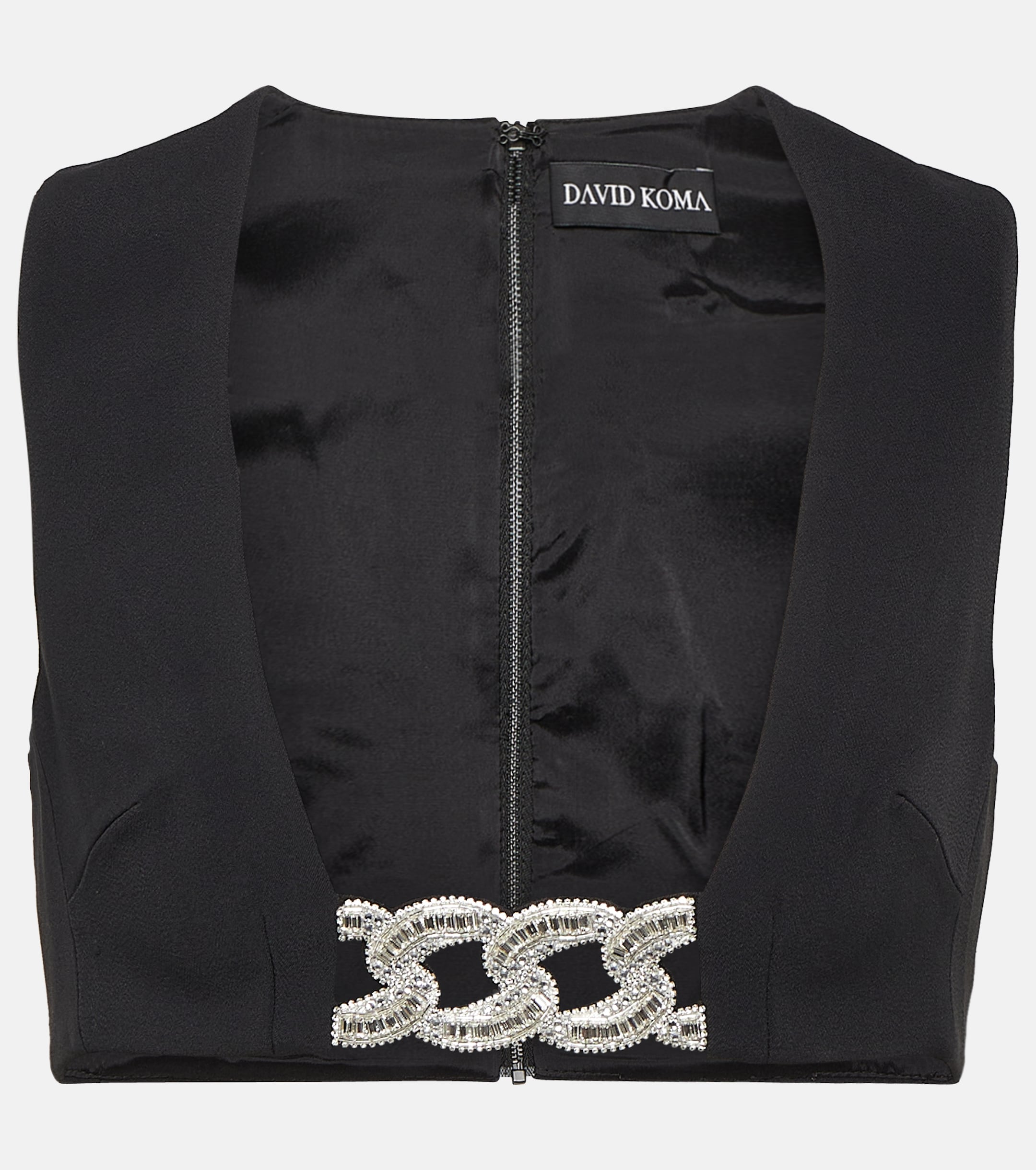 David Koma Embellished bra top
