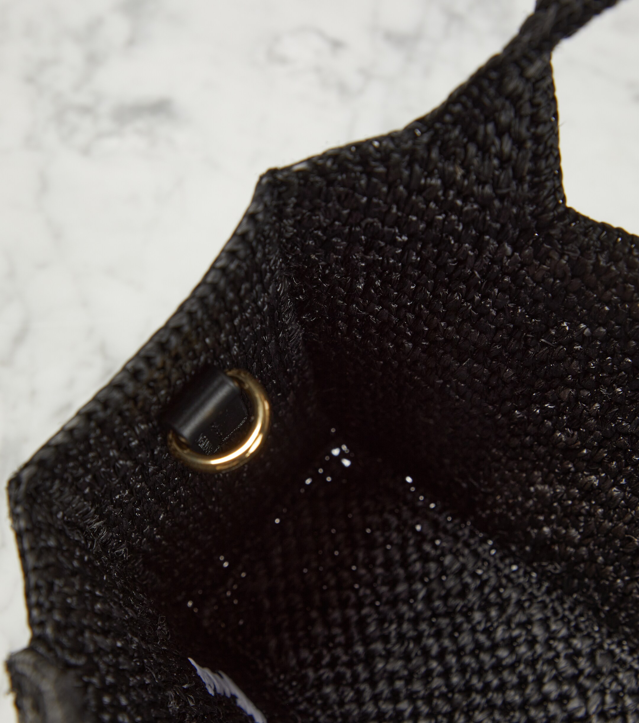 Loewe Paula's Ibiza Mini raffia top-handle bag