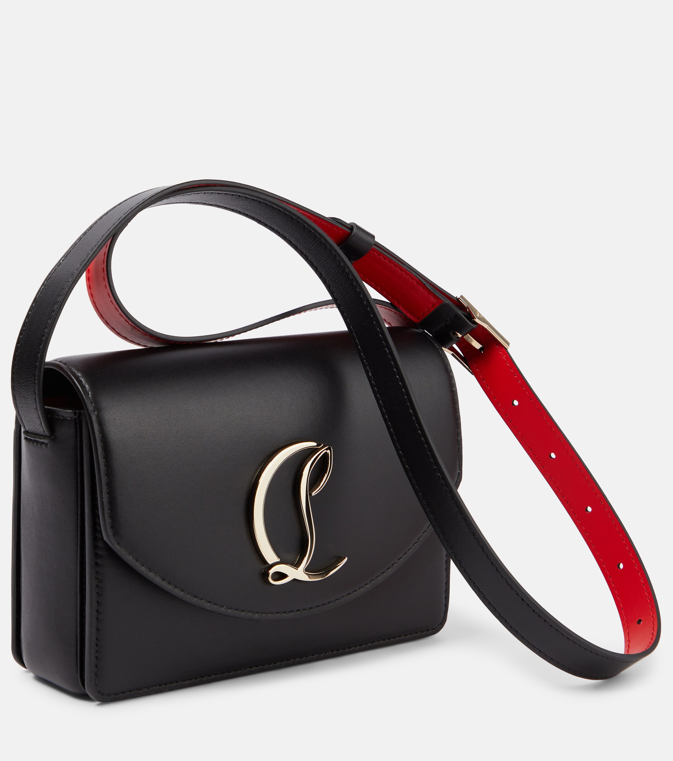 CHRISTIAN LOUBOUTIN Loubi54 Small leather crossbody bag