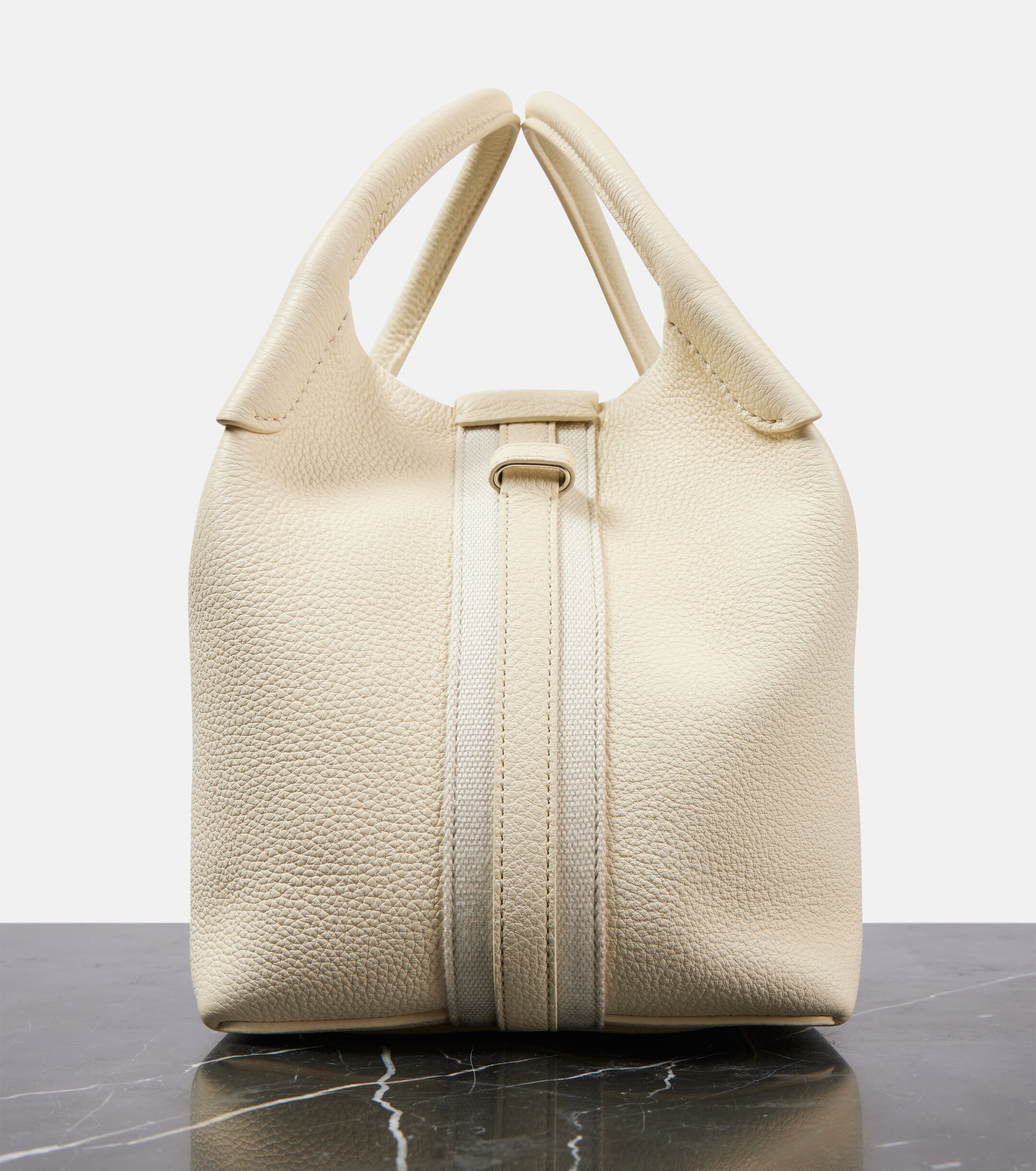 Loro Piana Bale Small leather shoulder bag