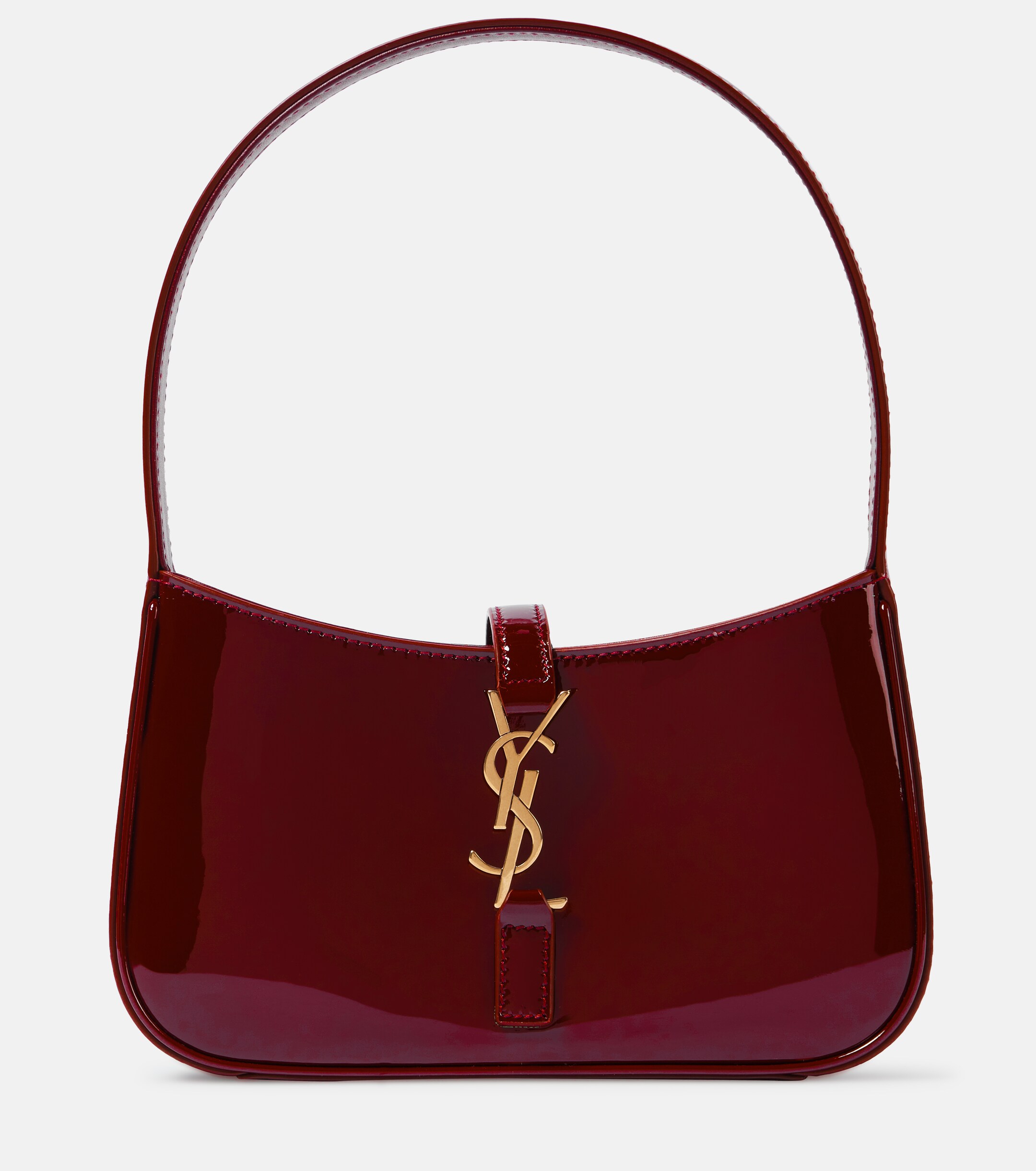 Saint Laurent Le 5 à 7 Mini patent leather shoulder bag