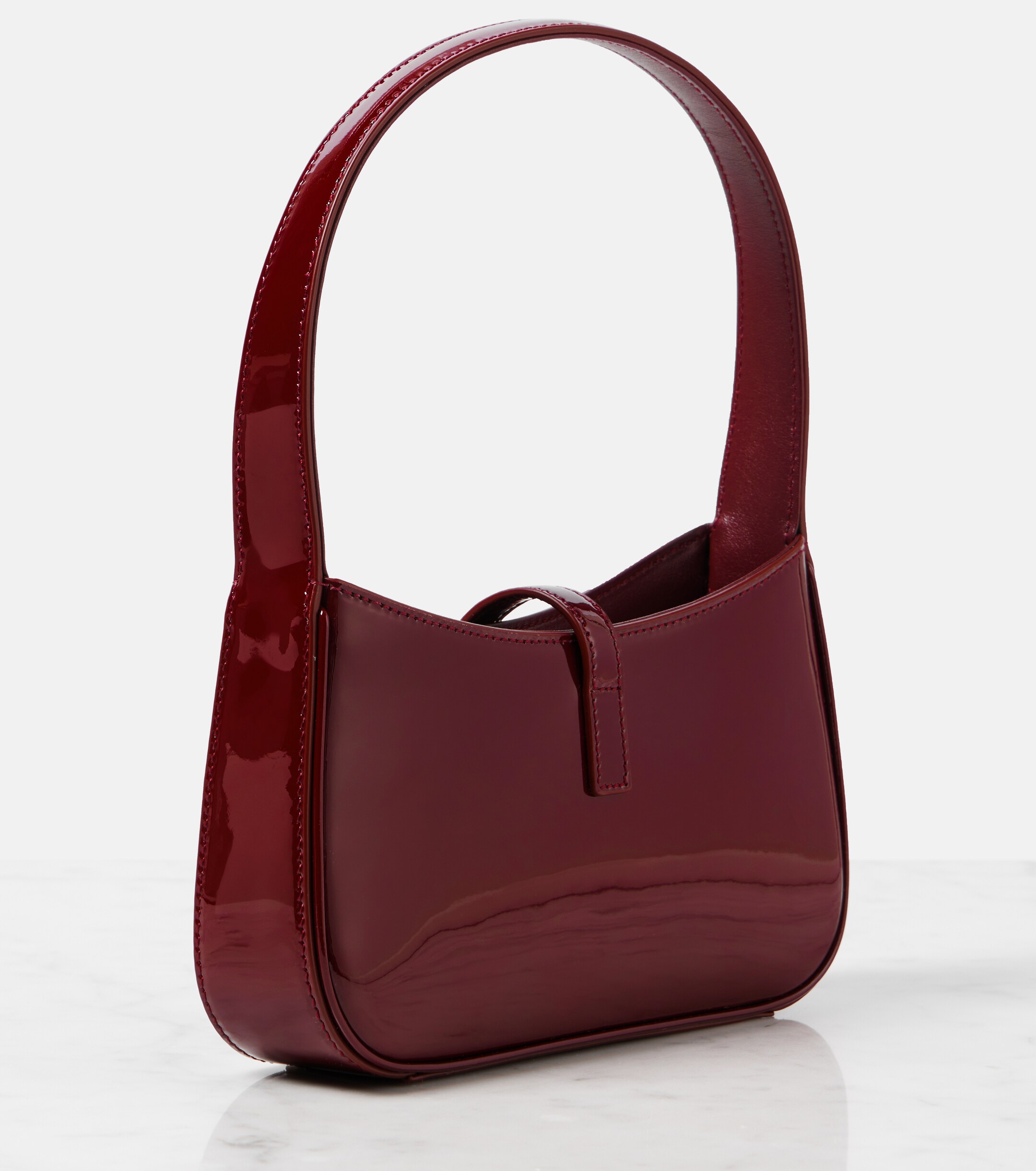 Saint Laurent Le 5 à 7 Mini patent leather shoulder bag