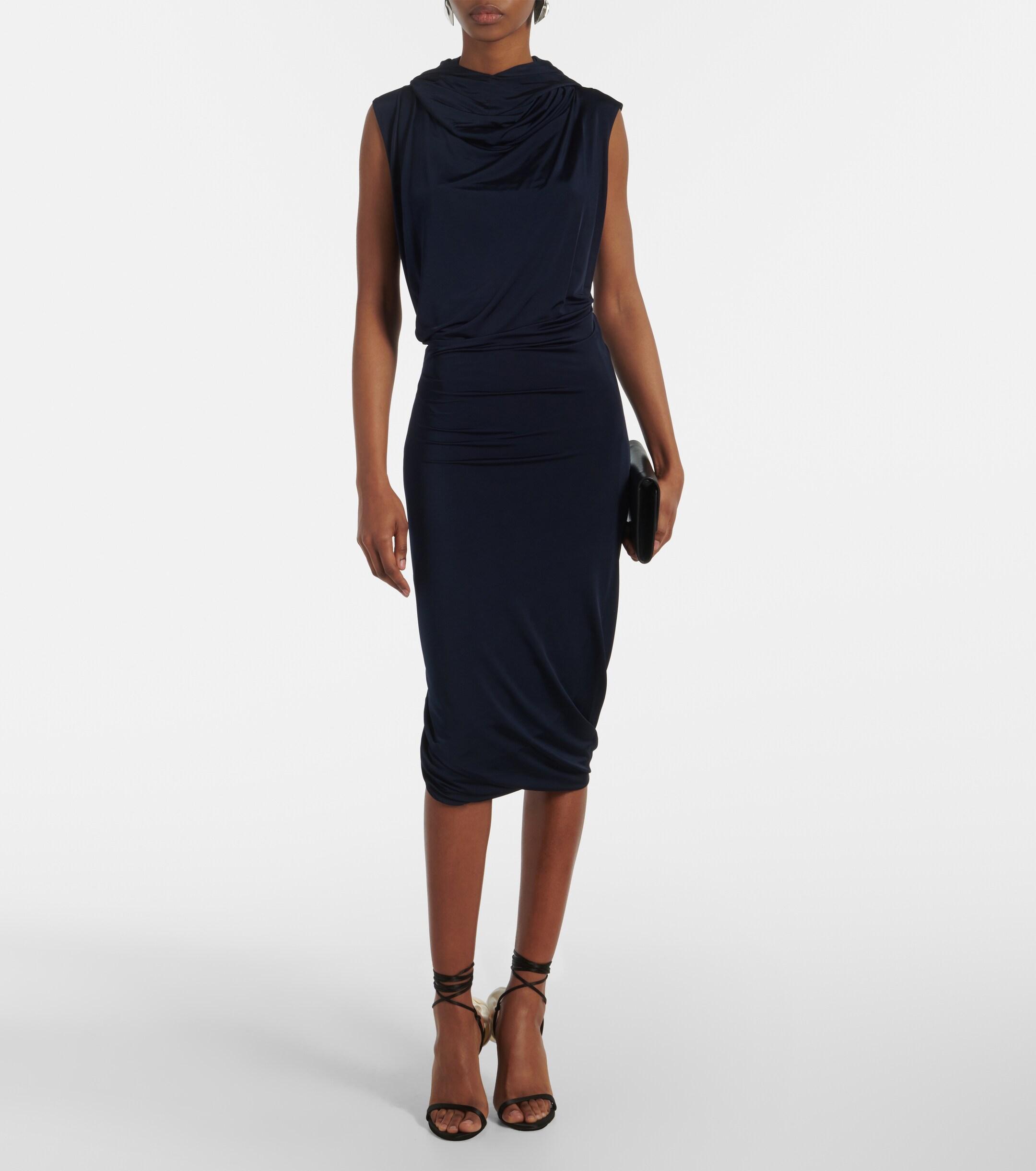 Magda Butrym - Hooded jersey midi dress | Plush