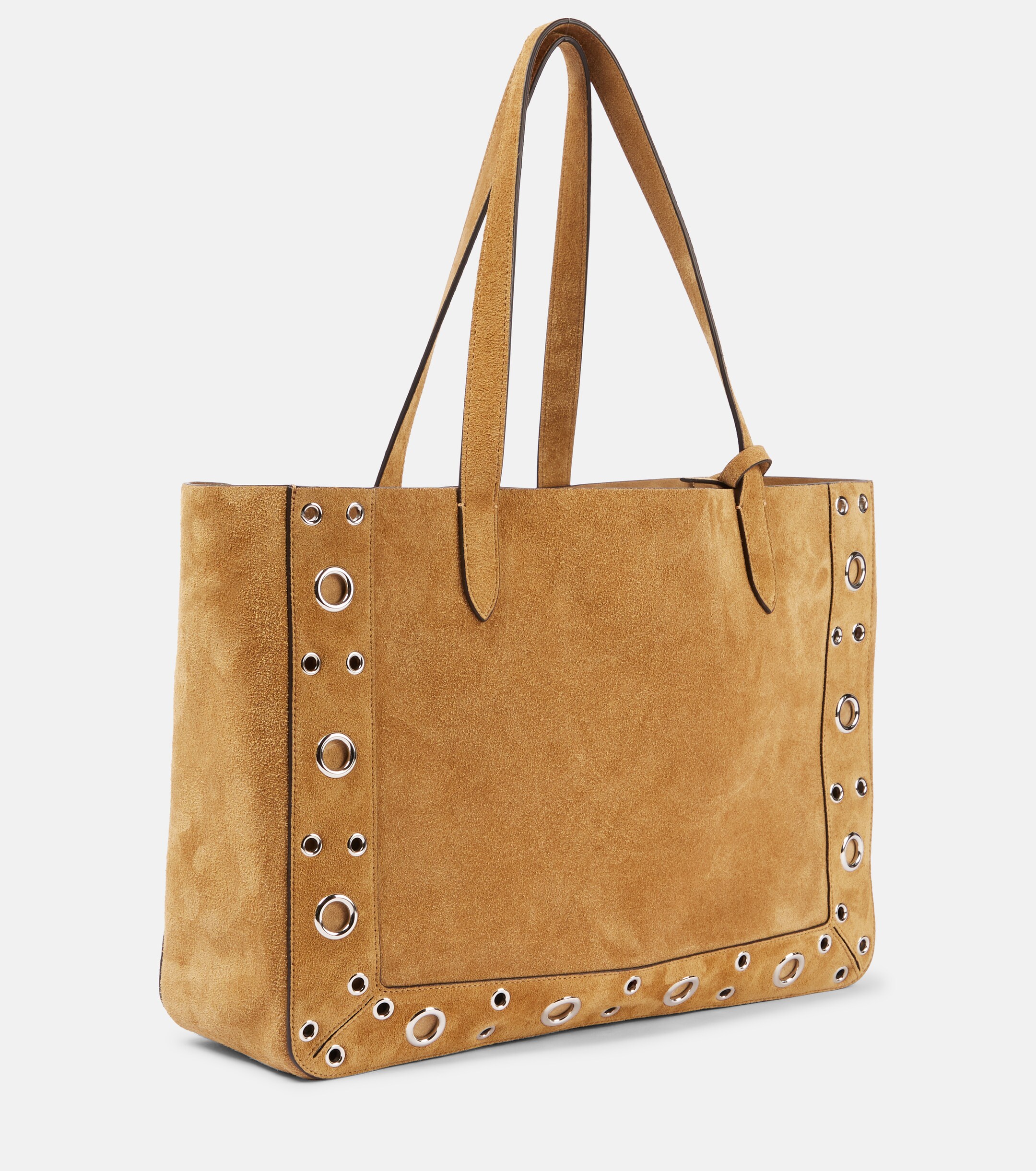 Valentino Garavani Nellcôte Medium studded suede shopper thumbnail