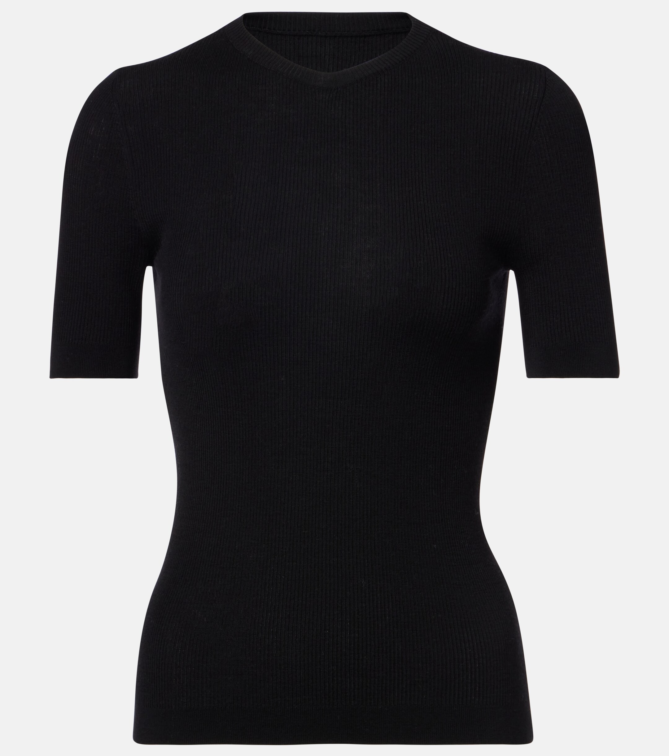 KHAITE Khaite Celina ribbed-knit wool-blend top