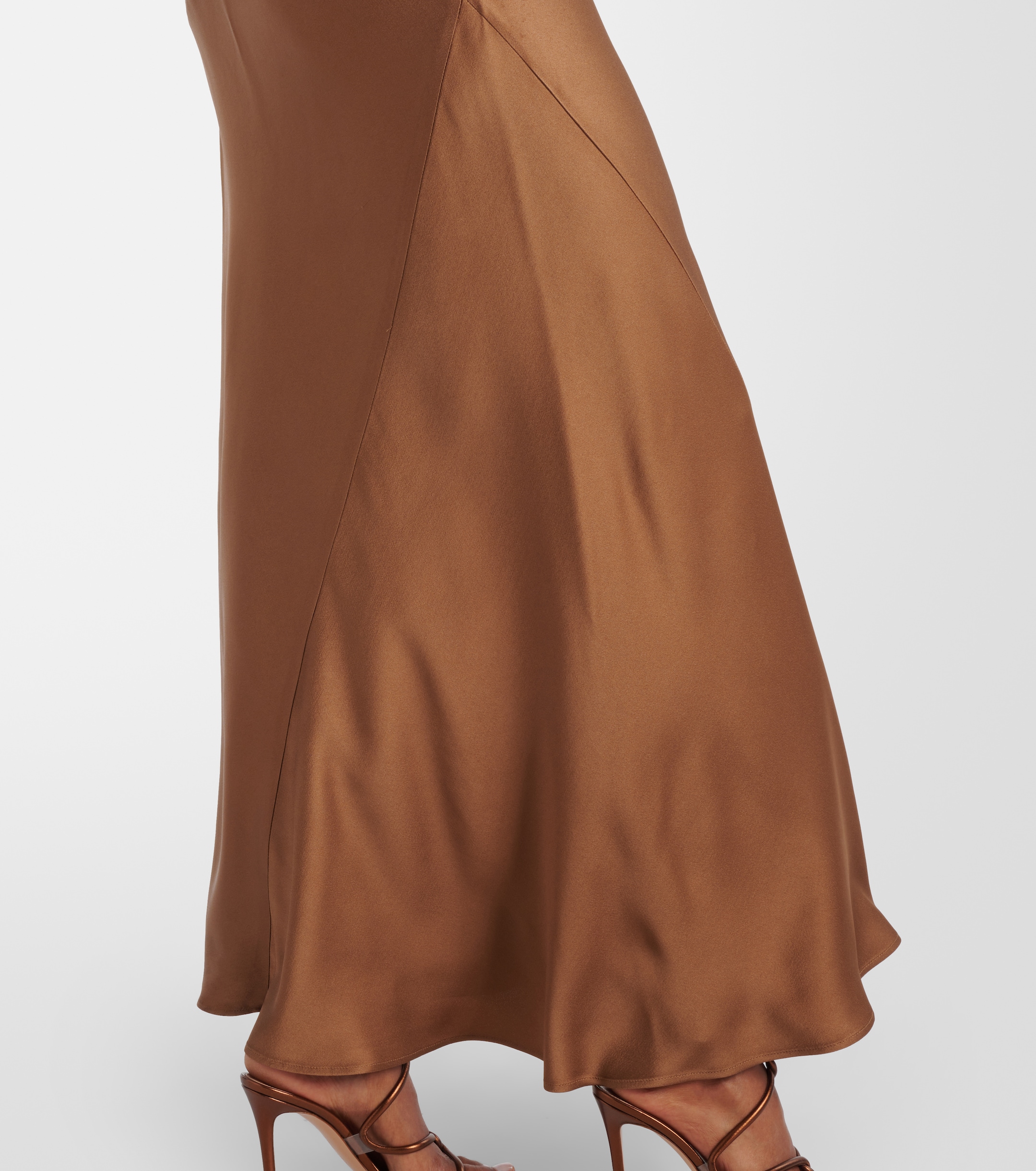 Max Mara Pilly satin maxi dress
