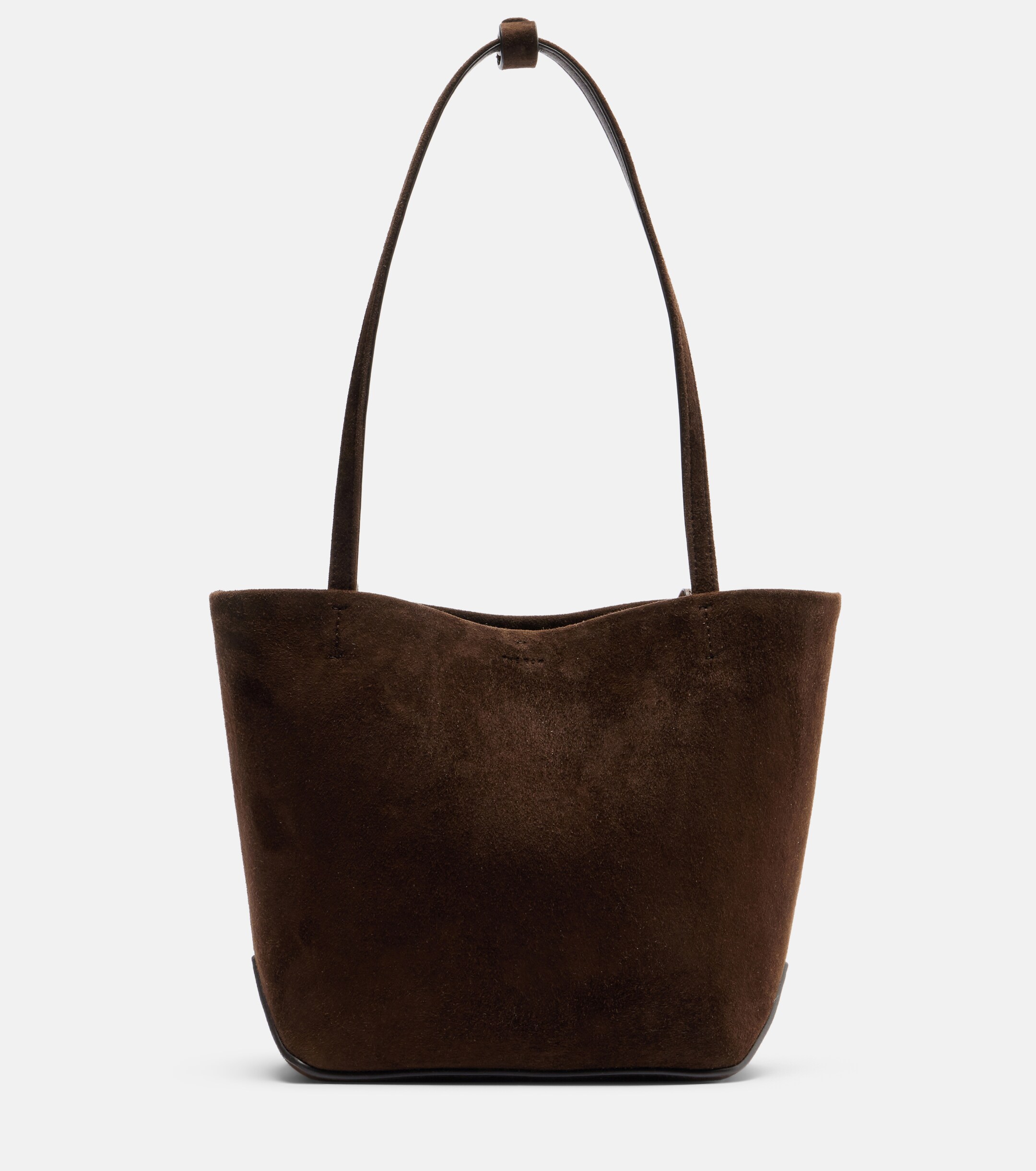 The Row Park Edge Medium suede tote bag