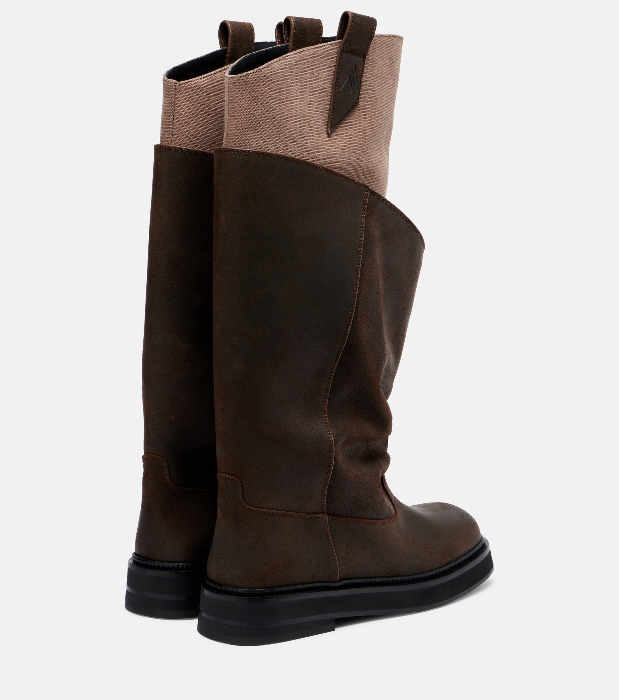 THE ATTICO The Attico Robin Passeggiata leather combat boots