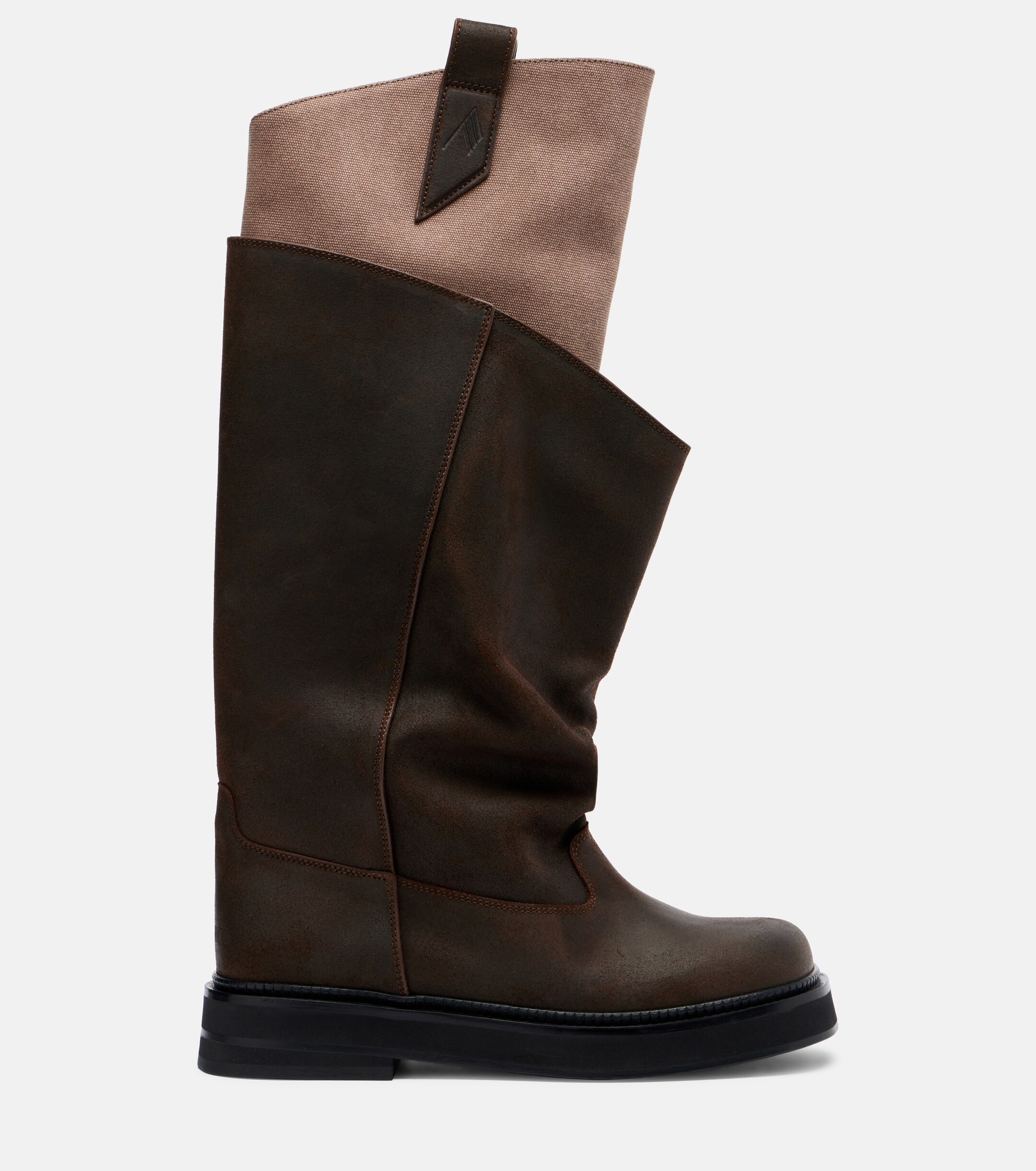 THE ATTICO The Attico Robin Passeggiata leather combat boots