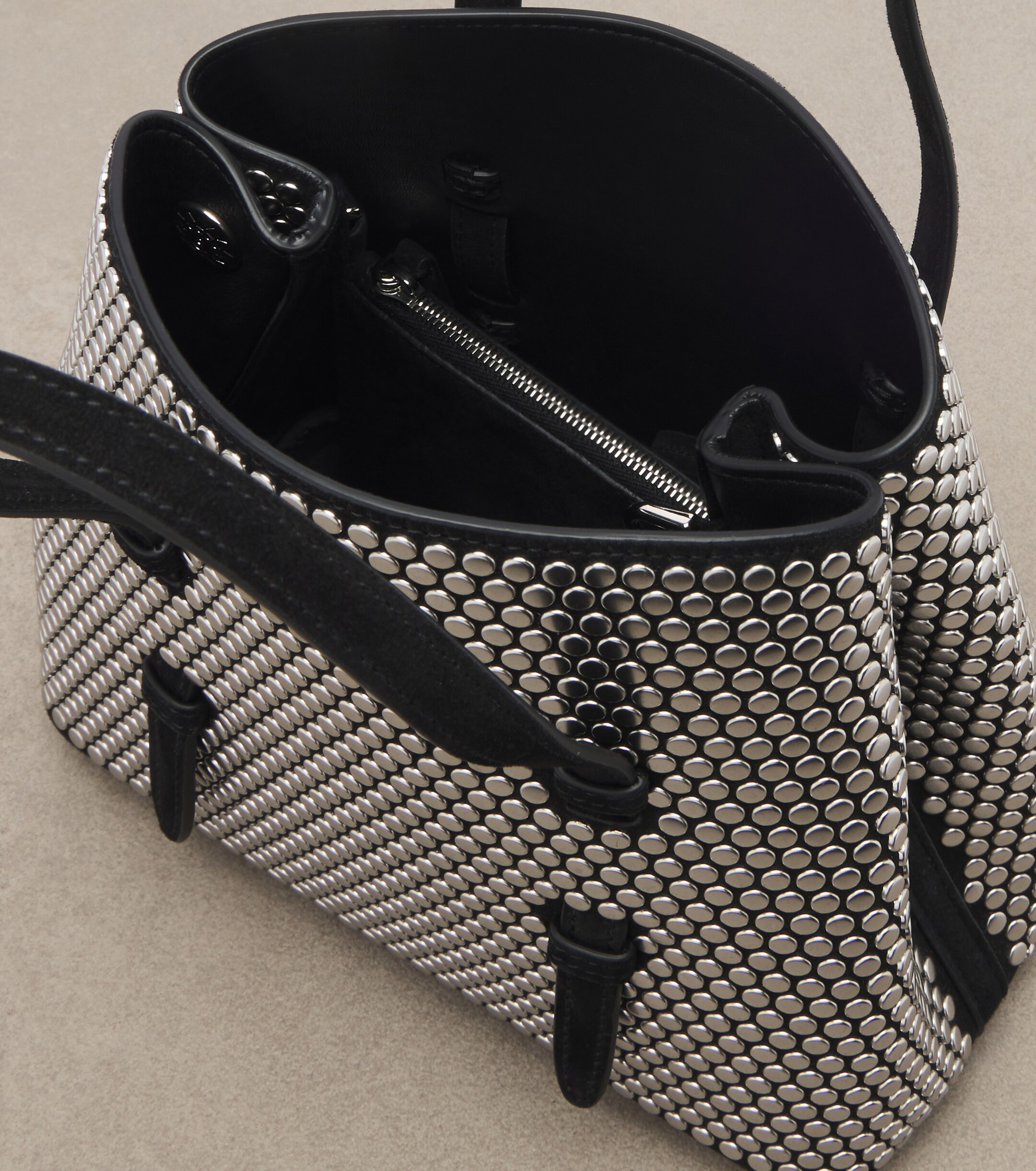 Alaïa Mina 20 studded leather top-handle bag