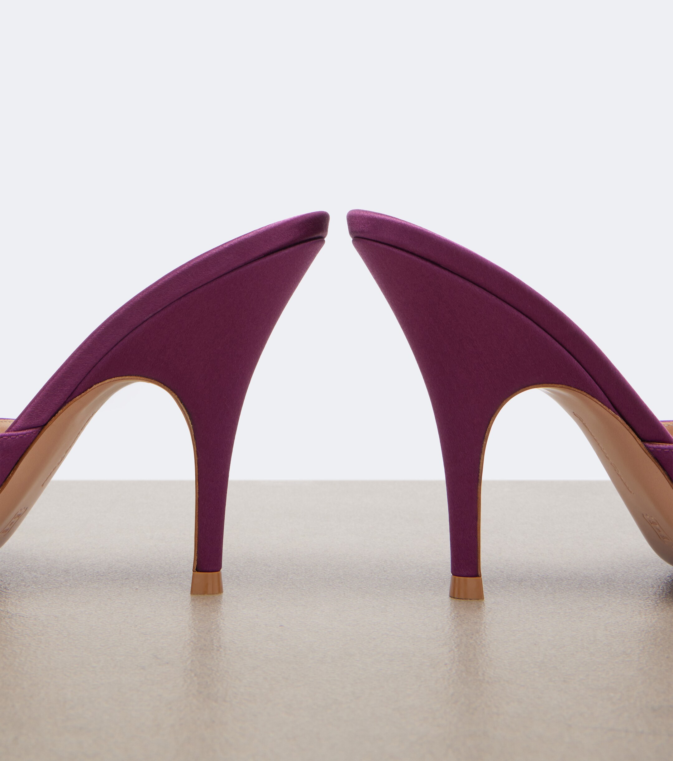 GIANVITO ROSSI Gianvito Rossi Sofia satin mules