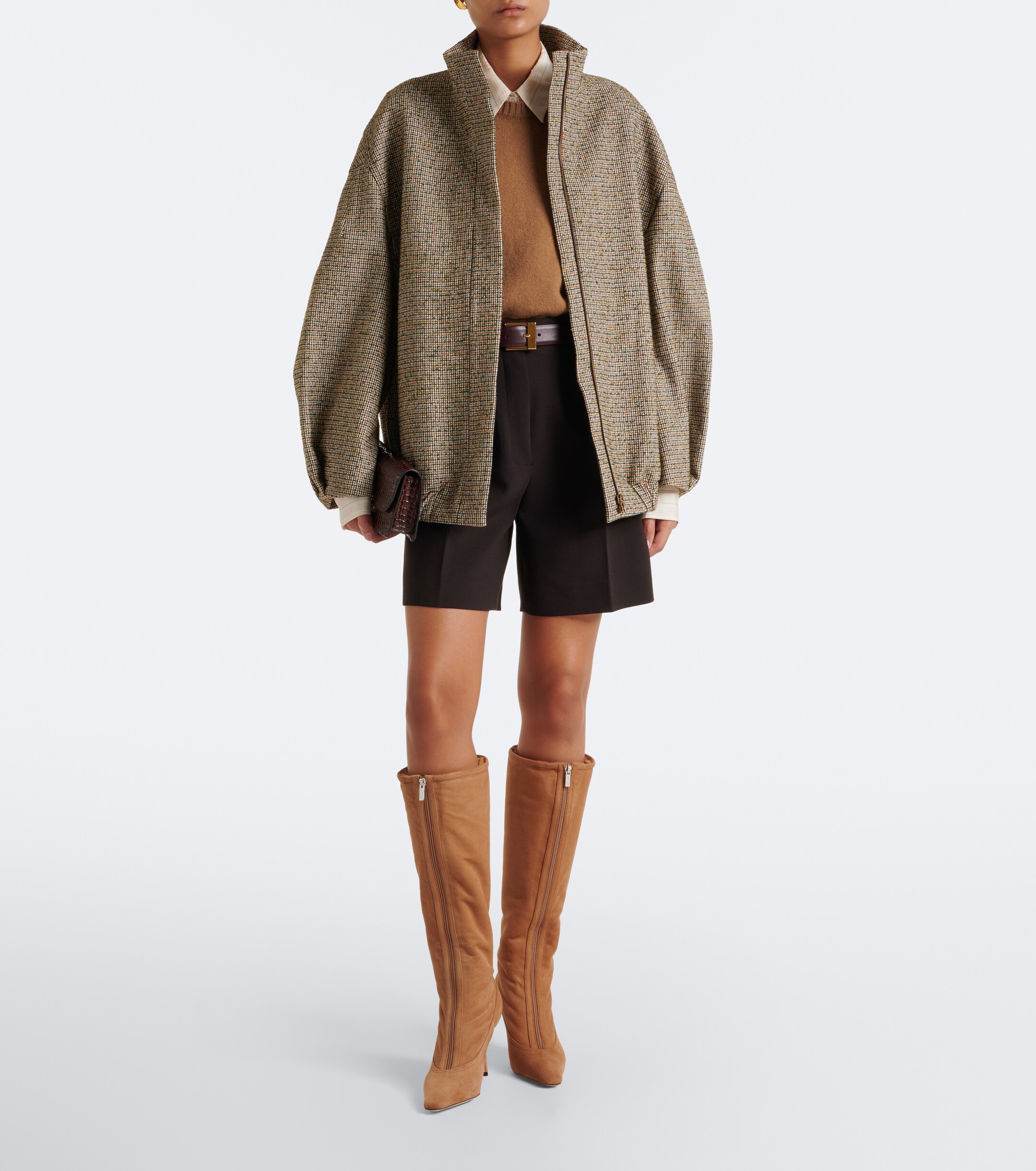 JIMMY CHOO Jimmy Choo Jozi suede knee-high boots