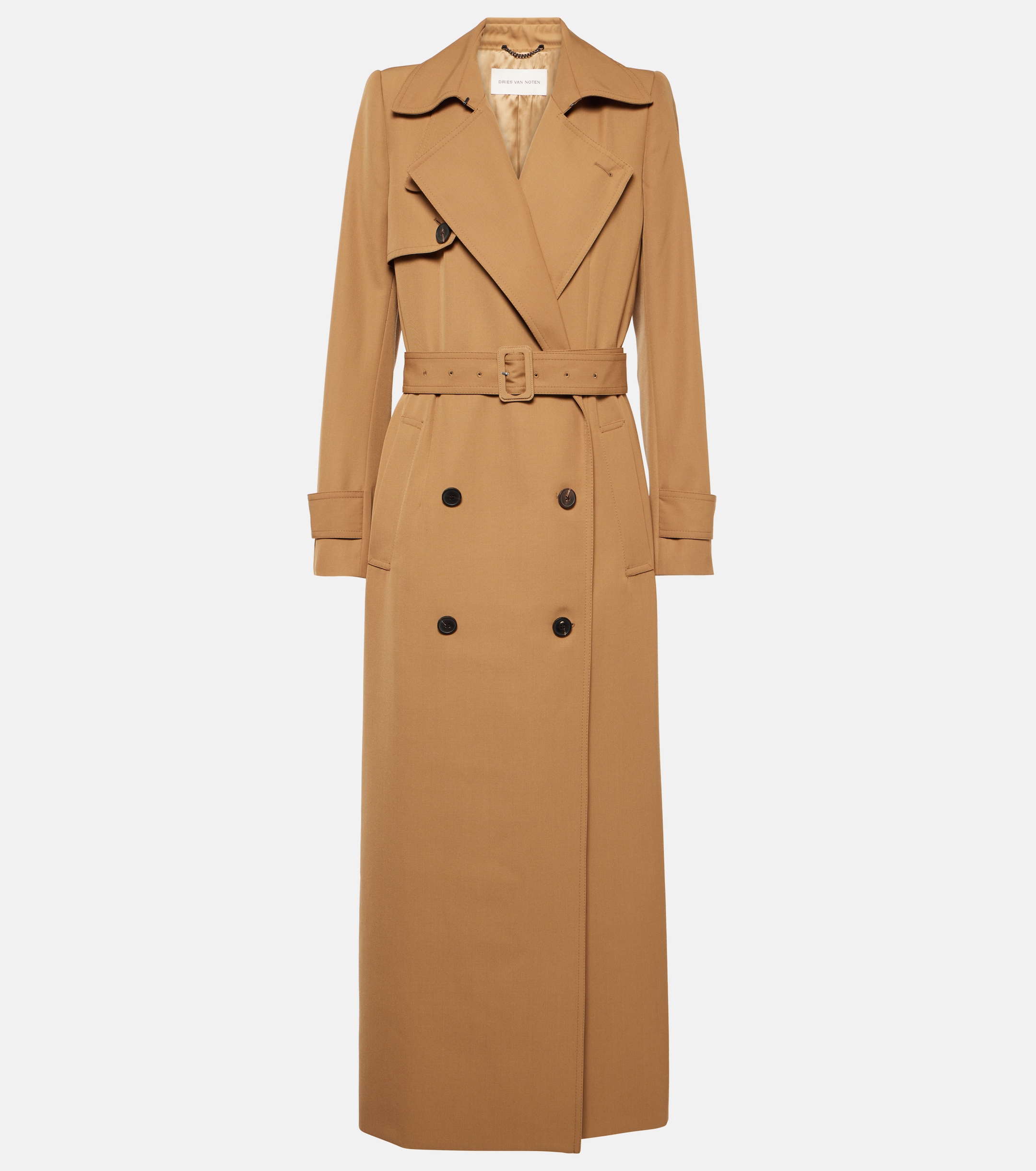 Dries Van Noten - Wool-blend gabardine trench coat | Plush