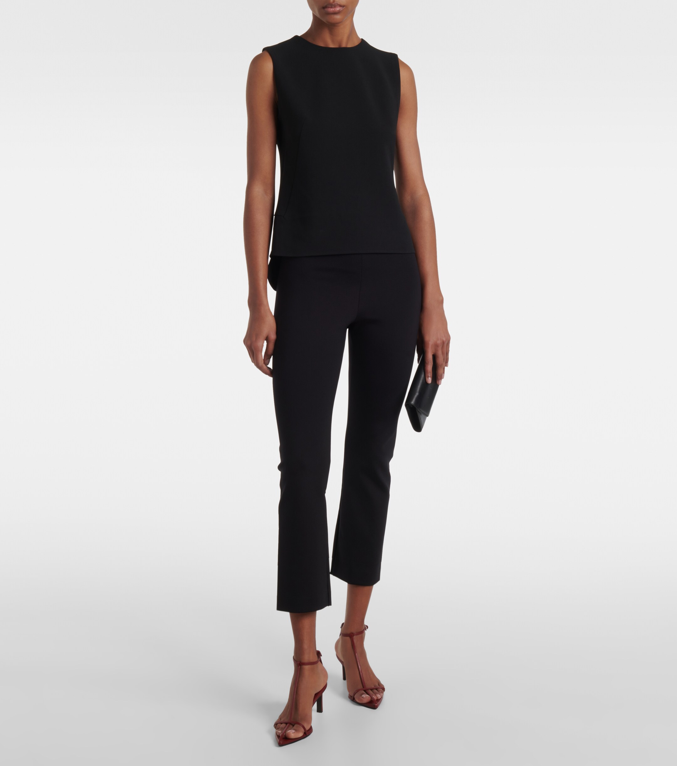 Fforme Shim cropped jersey slim pants