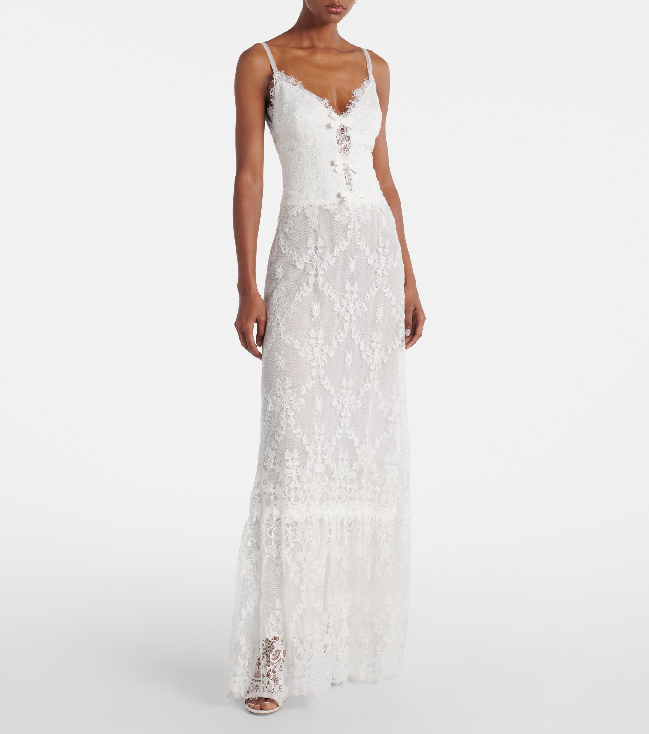chinese dress ladies used Elie Saab Bridal Gown Spring 2023 with Veil Wedding Dress