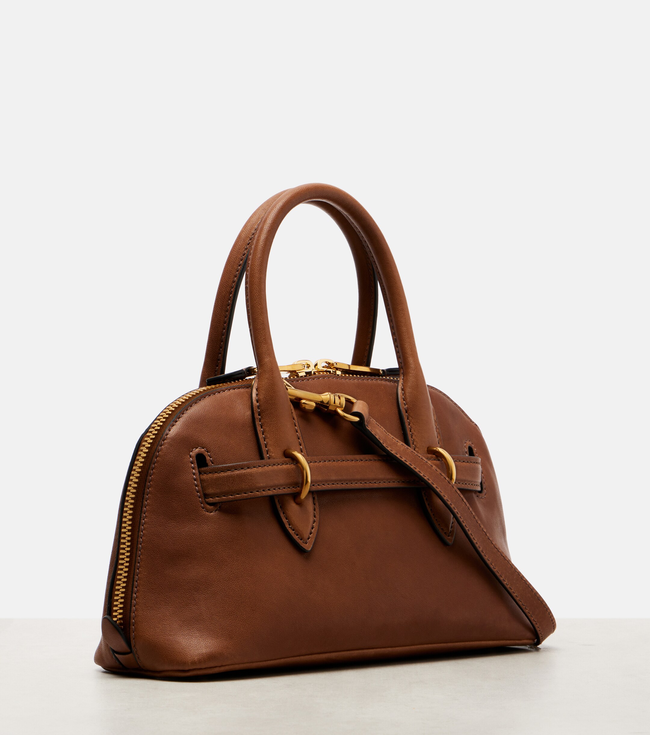 Miu Miu Adventure leather tote bag