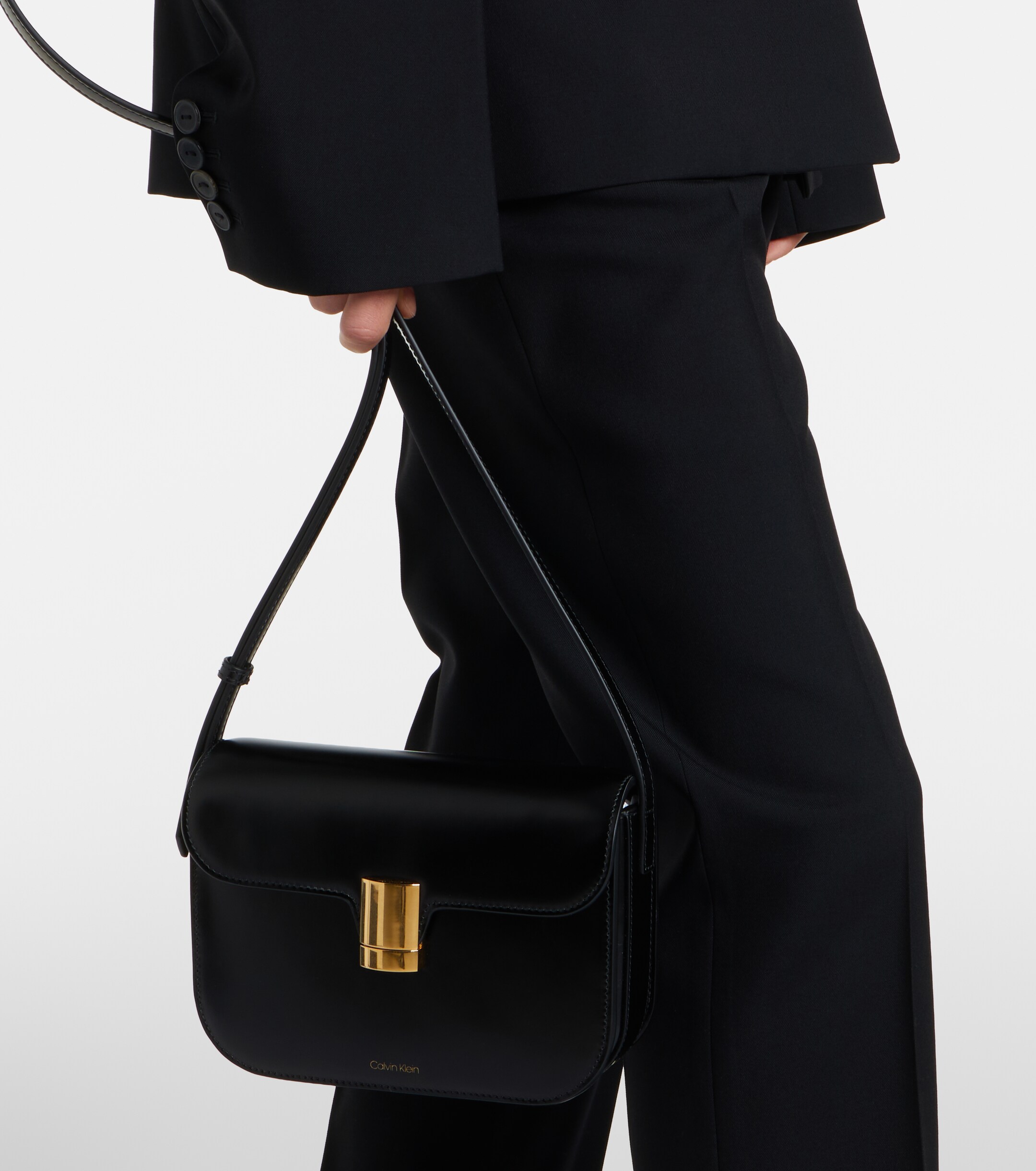Calvin Klein Collection Tilla Small leather shoulder bag